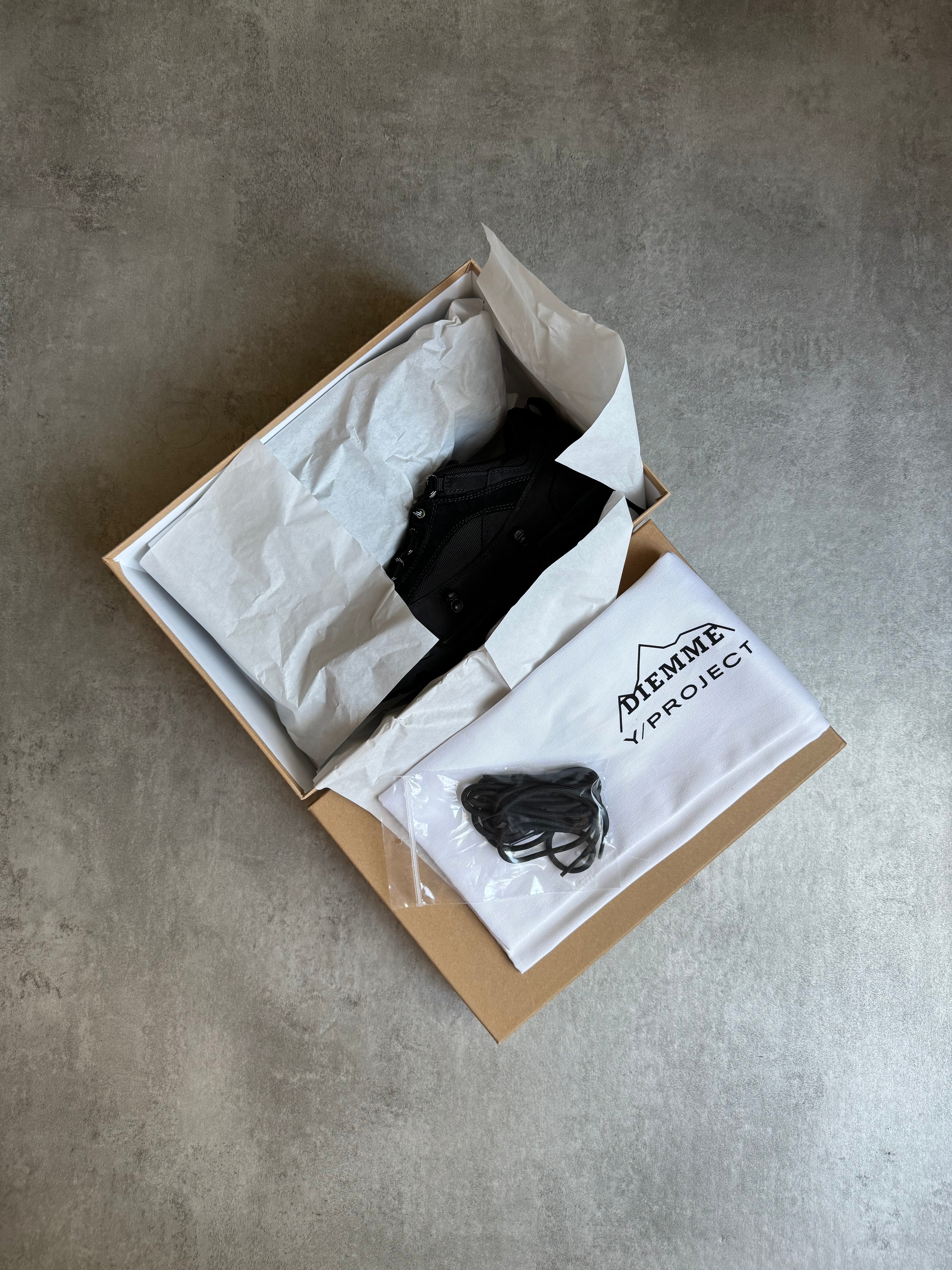 Y/ Project x Diemme Black Grappa Hiker Shoes (42) - 2