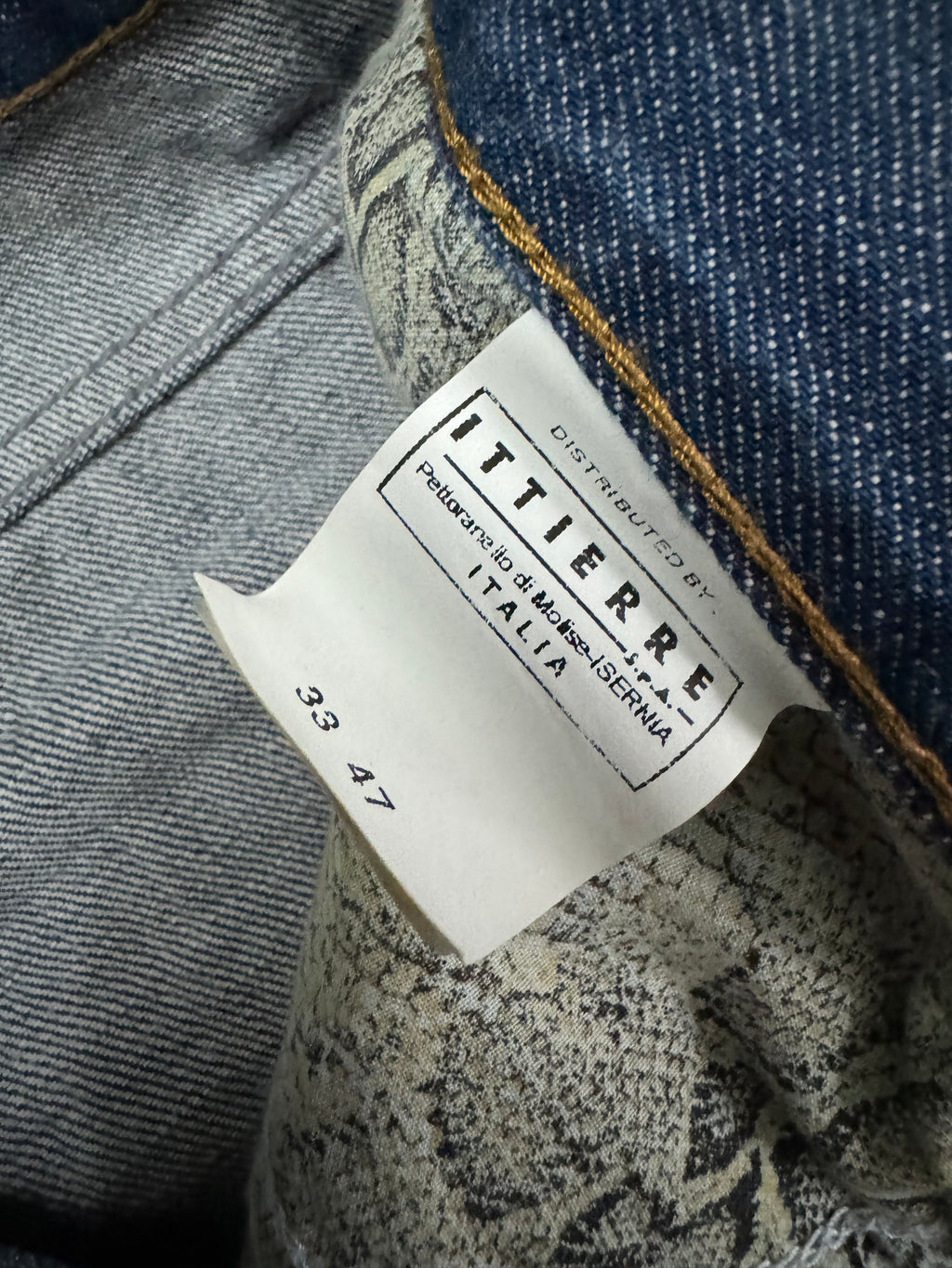 SS2007 Cavalli Blue Royal Relief Archive Soft Denim Pants  (M) - 7