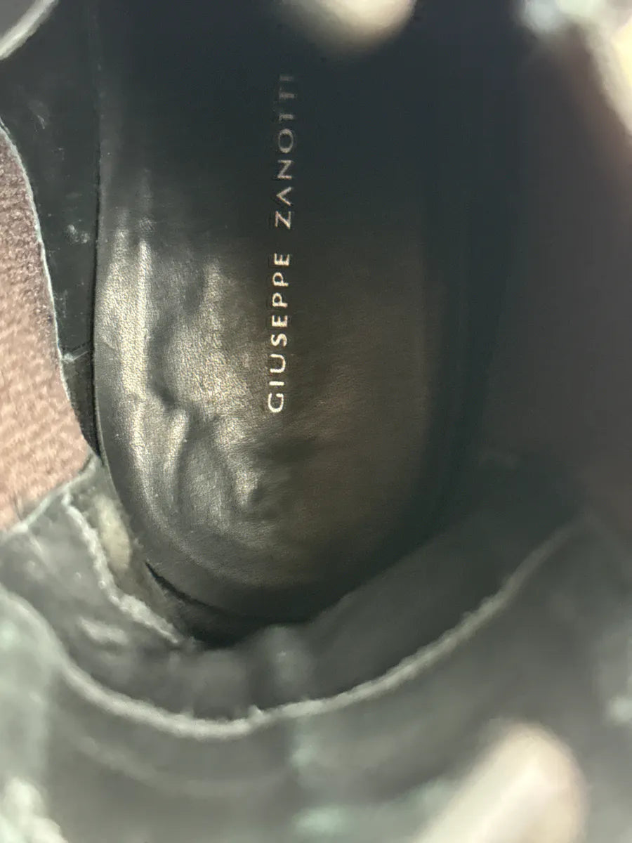 Giuseppe Zanotti Black Crocodile Leather Boots PfpTAryi 8