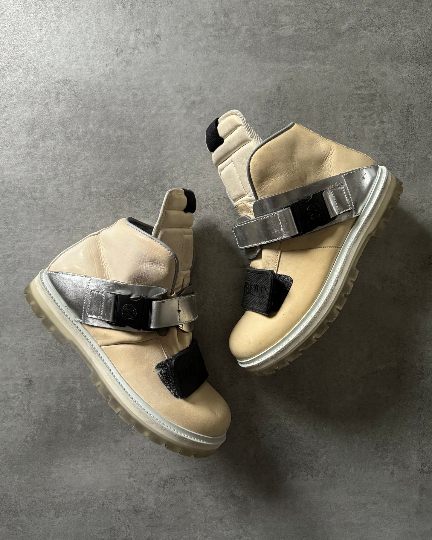 SS2019 Rick Owens x Birkenstock Rotterhicker Beige Boots (42) - 7