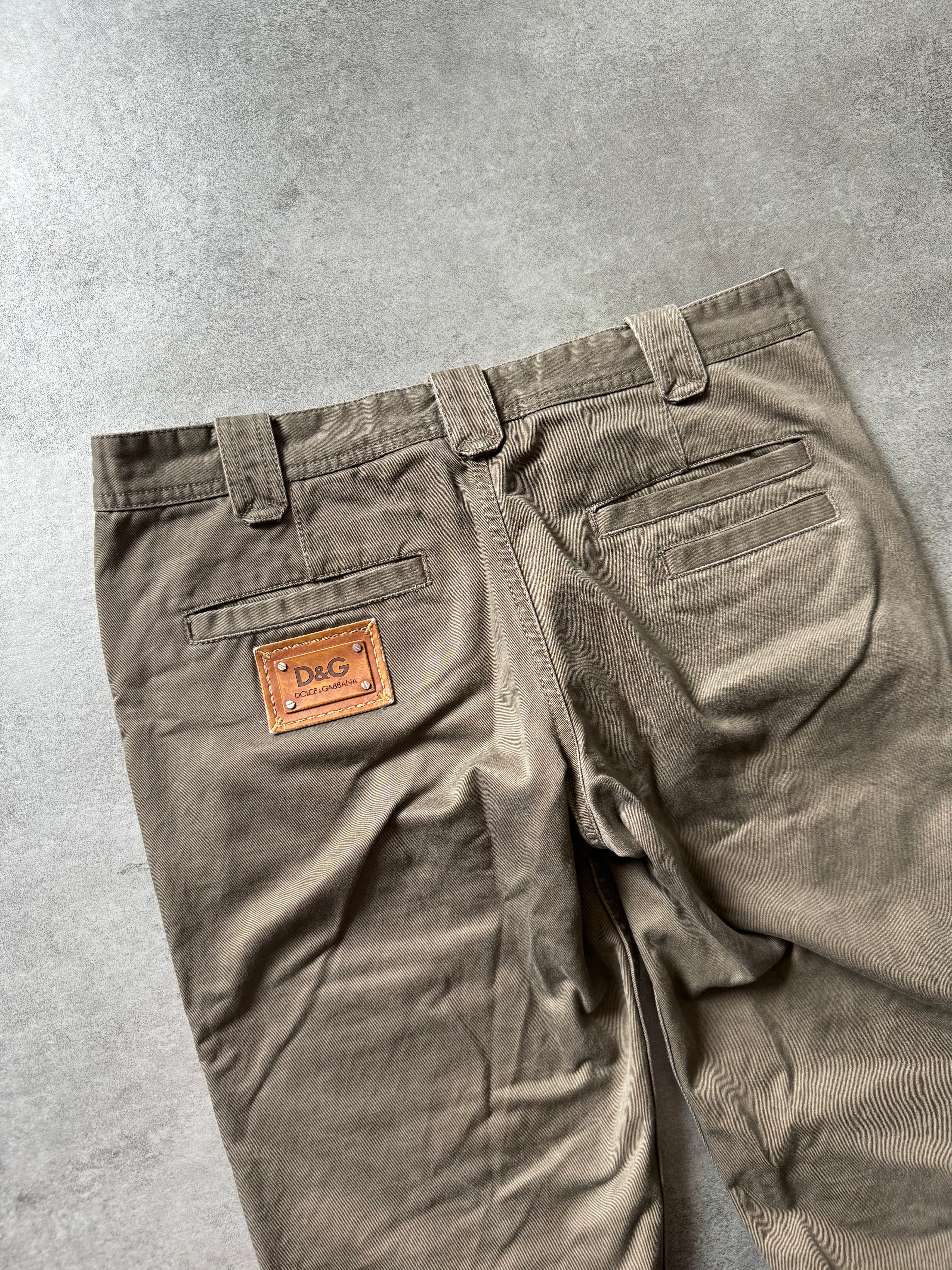 SS2008 Dolce & Gabbana Military Frontal Cargo Pants (S) - 5