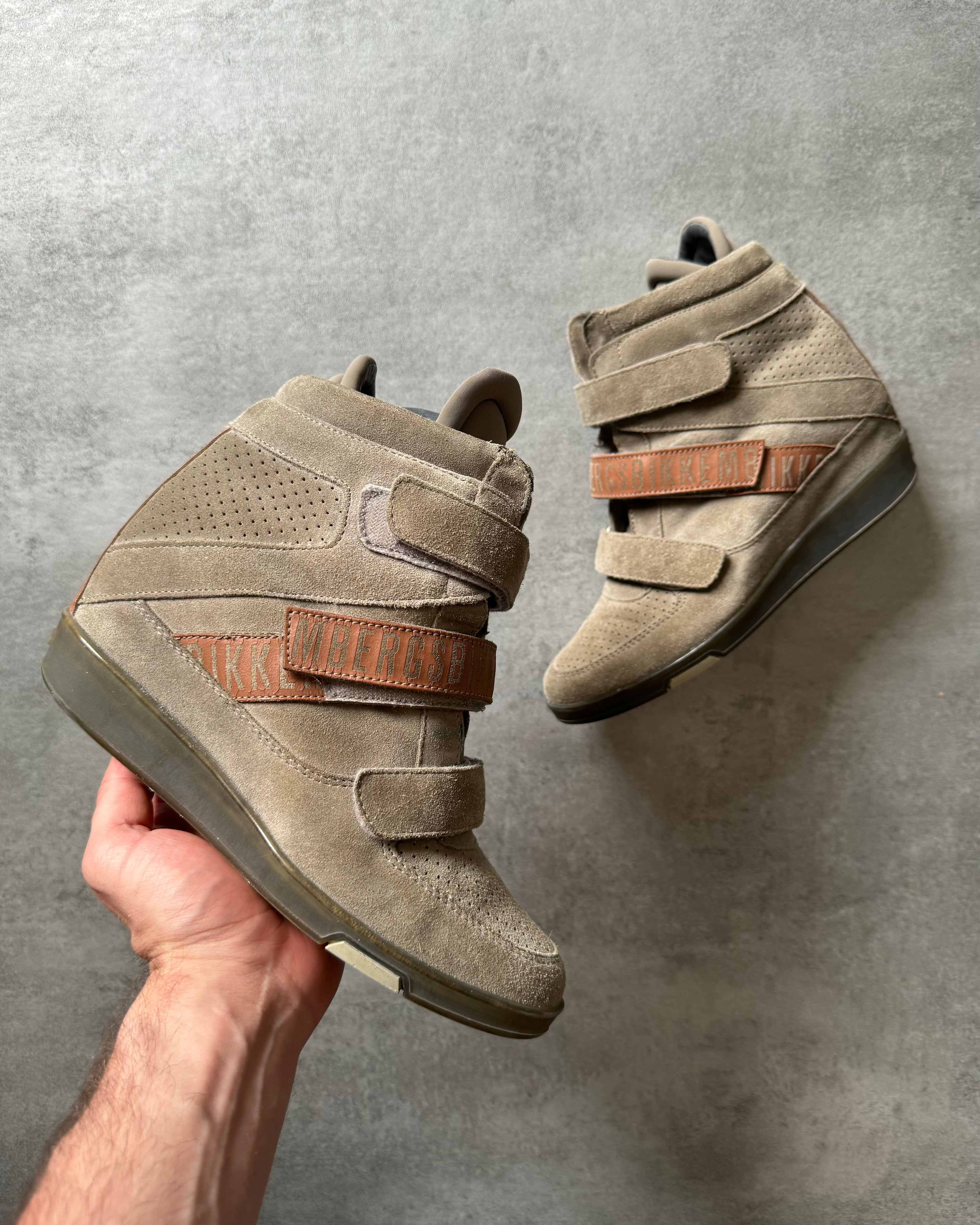 Dirk Bikkembergs Olive Scratch Heels (38) - 1