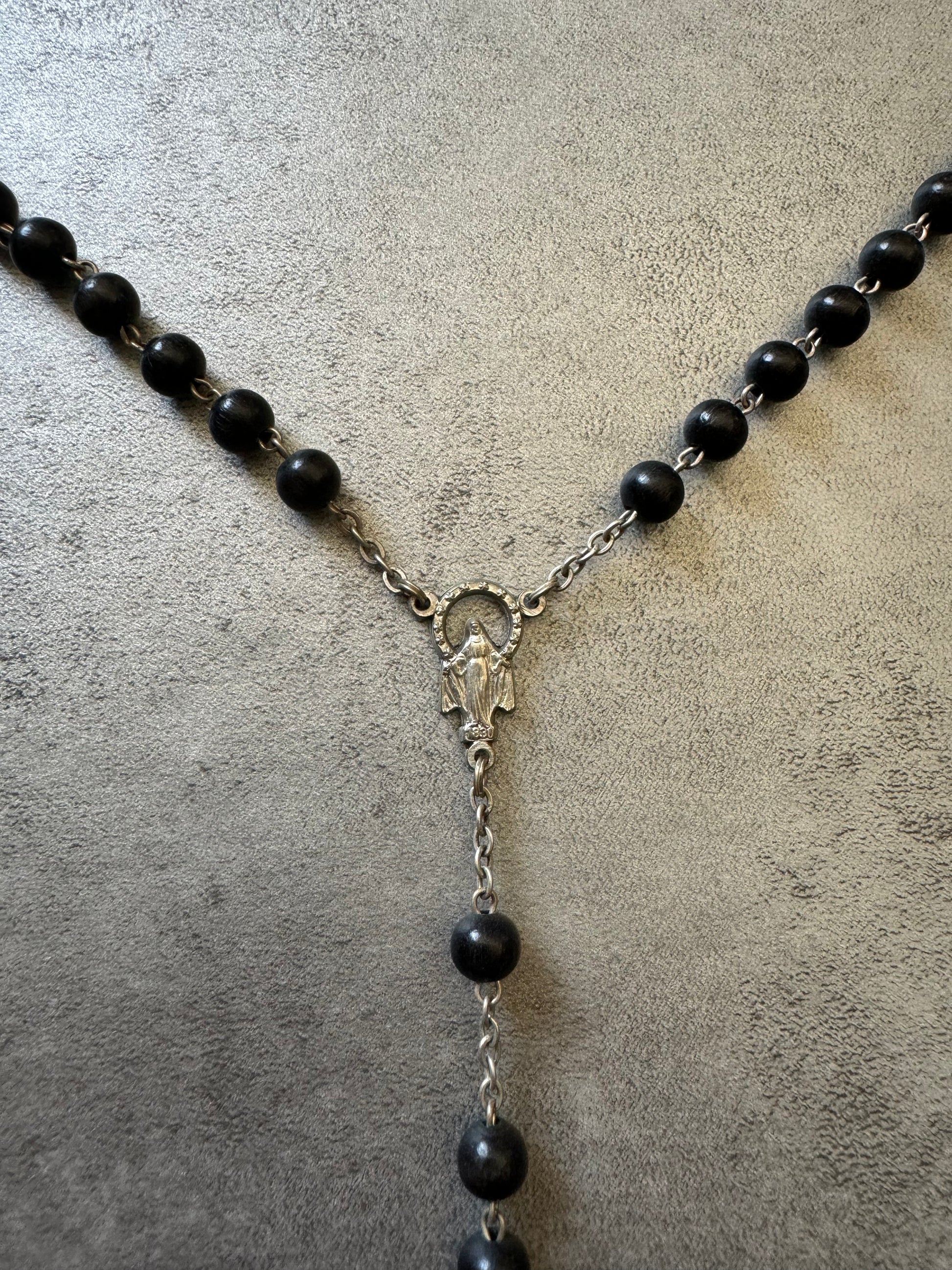 Dolce & Gabbana Underground Black Catholic Necklace (OS) - 5