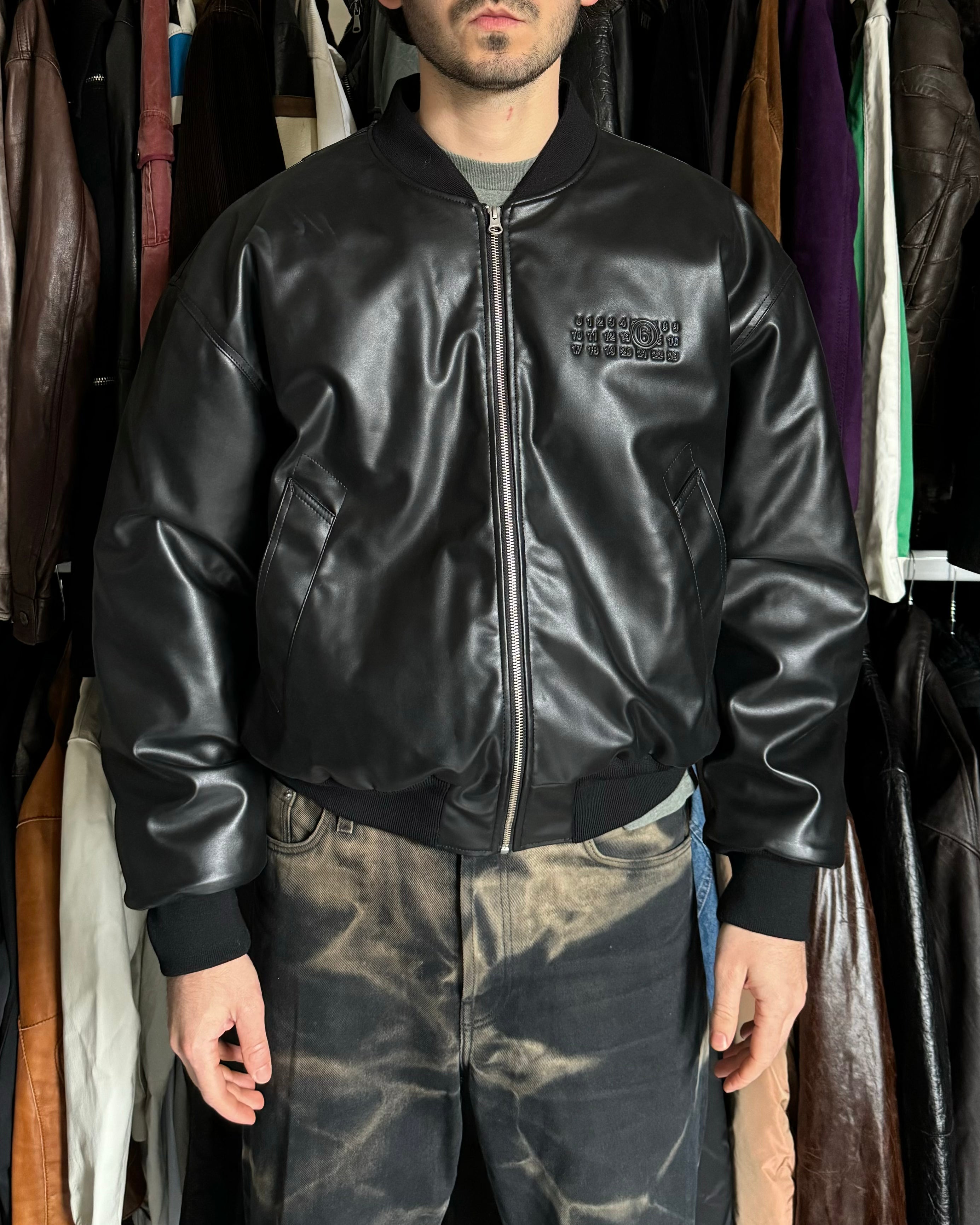 SS2023 Maison Margiela Ultra Black Bomber Jacket (L) - 3