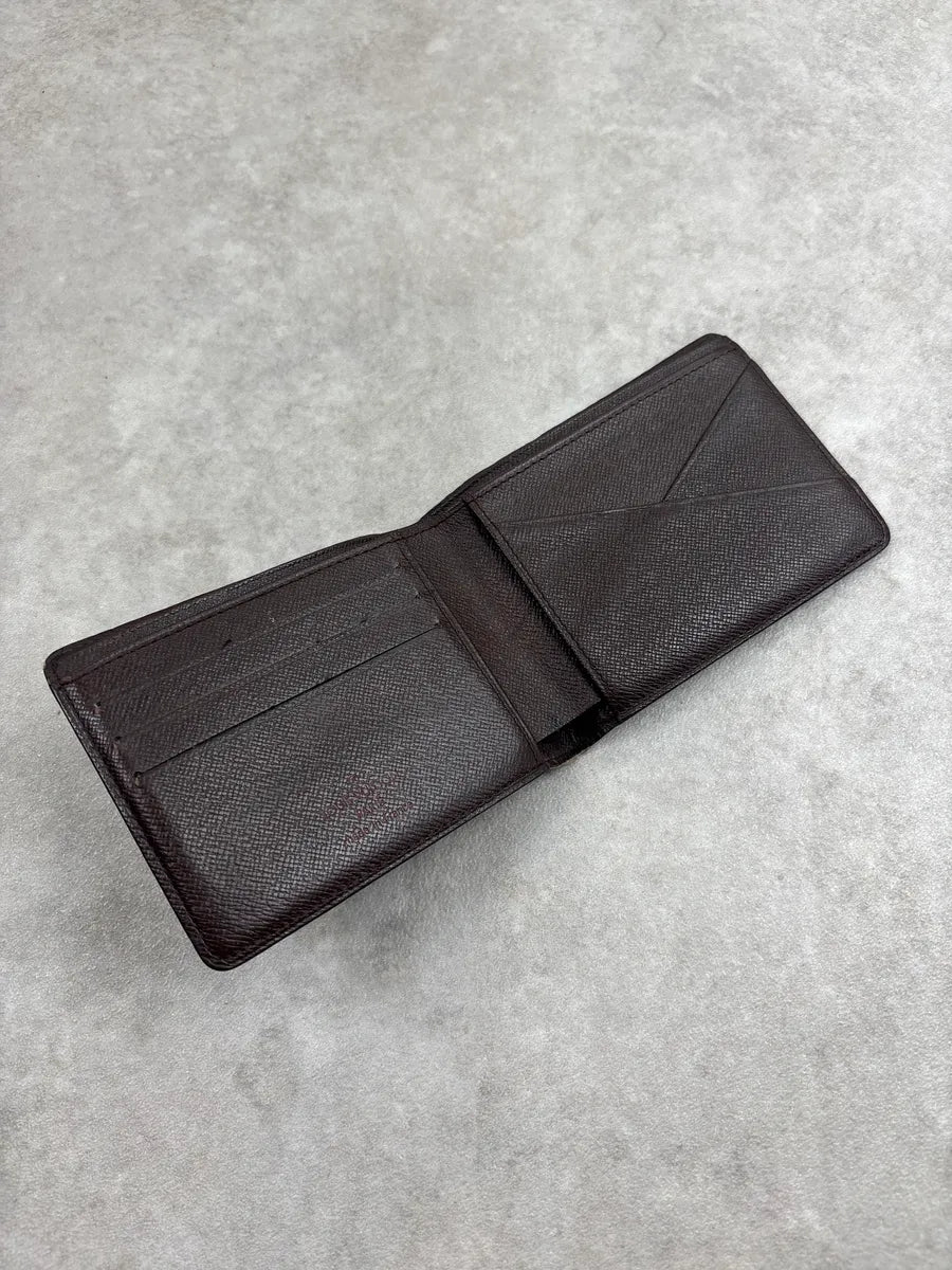 Louis Vuitton Brown Coated Canvas Damier Check Bifold Wallet QLLphfos 3