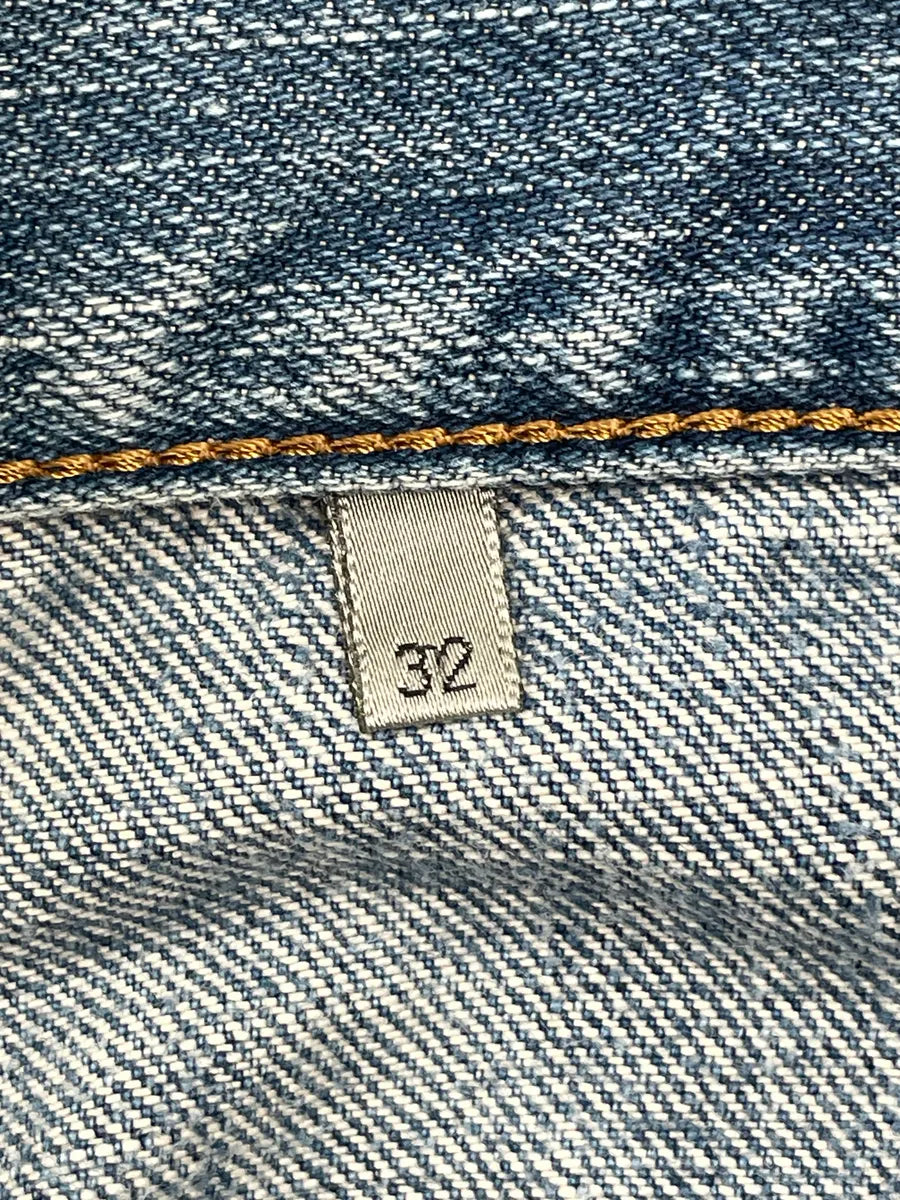2000s Dior Blue Denim Distressed Faded Wash Jeans by Hedi Slimane QOeNGNDj 12