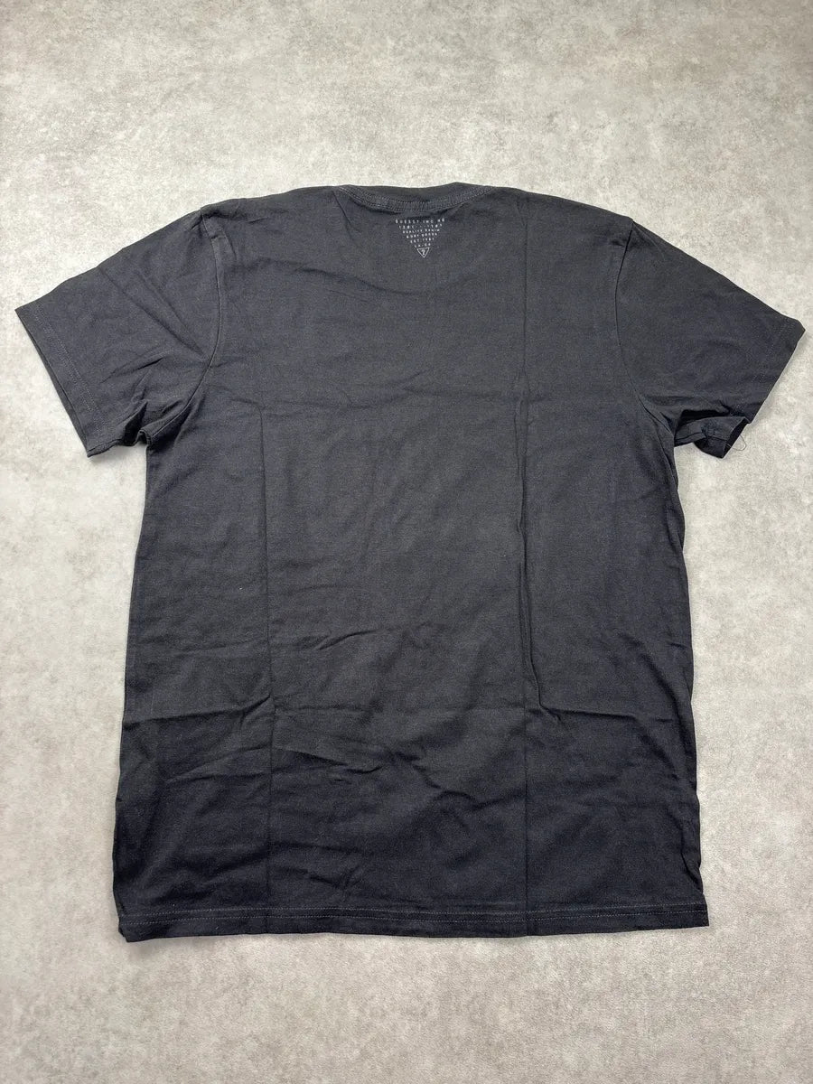 2010s Guess Black Liberty or Death Crest T-Shirt QQTjqpAy 5