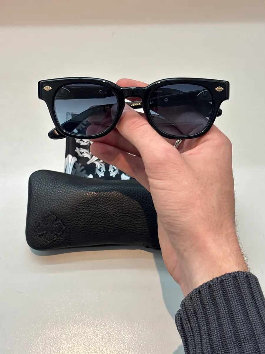 Chrome Hearts Black Acetate Jenna Tail yea Blue Gradient Square Sunglasses QQsqwzIp 0