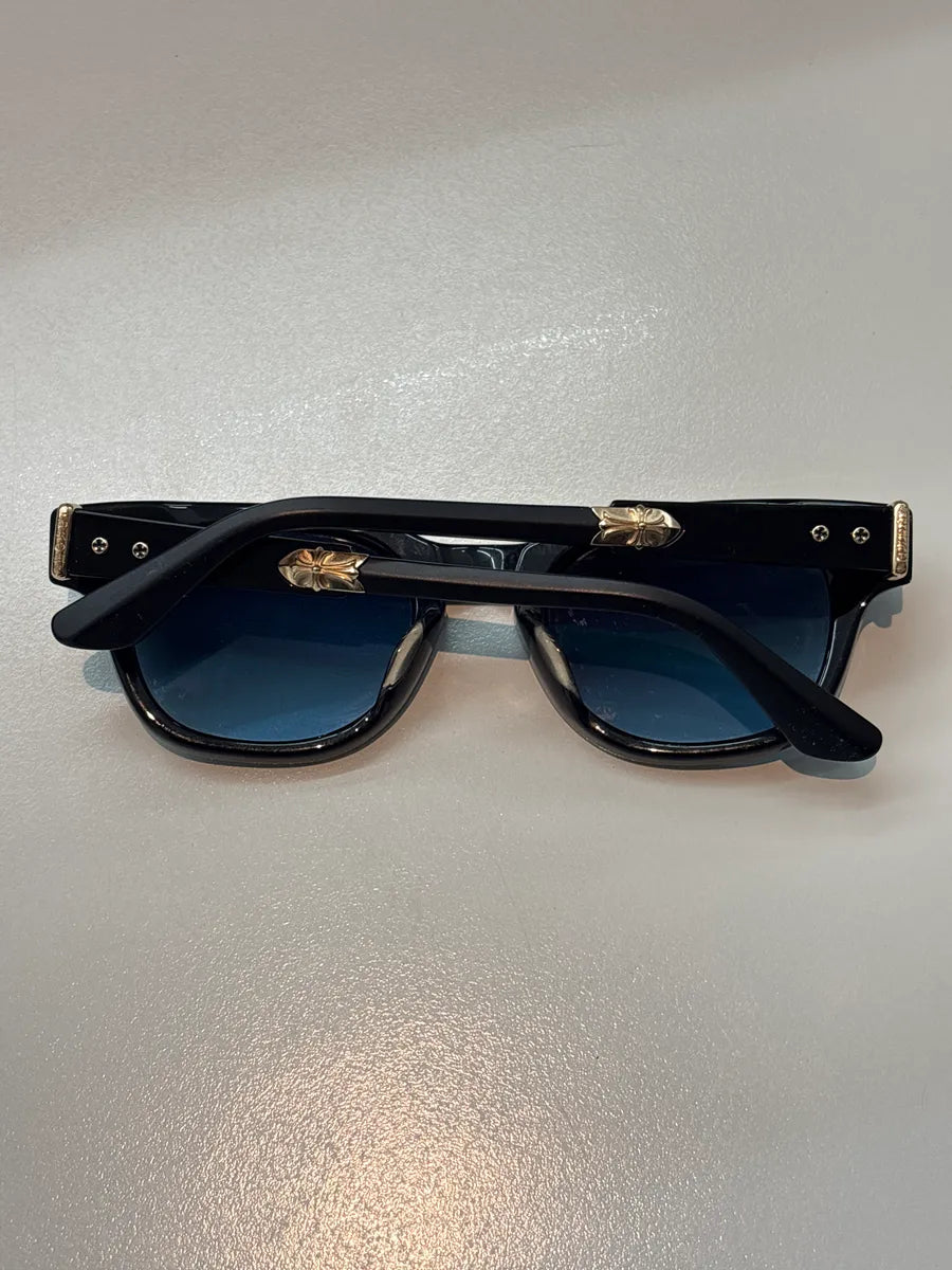 Chrome Hearts Black Acetate Jenna Tail yea Blue Gradient Square Sunglasses QQsqwzIp 7
