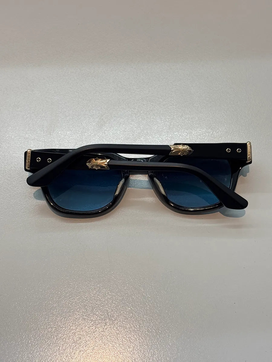 Chrome Hearts Black Acetate Jenna Tail yea Blue Gradient Square Sunglasses QQsqwzIp 4