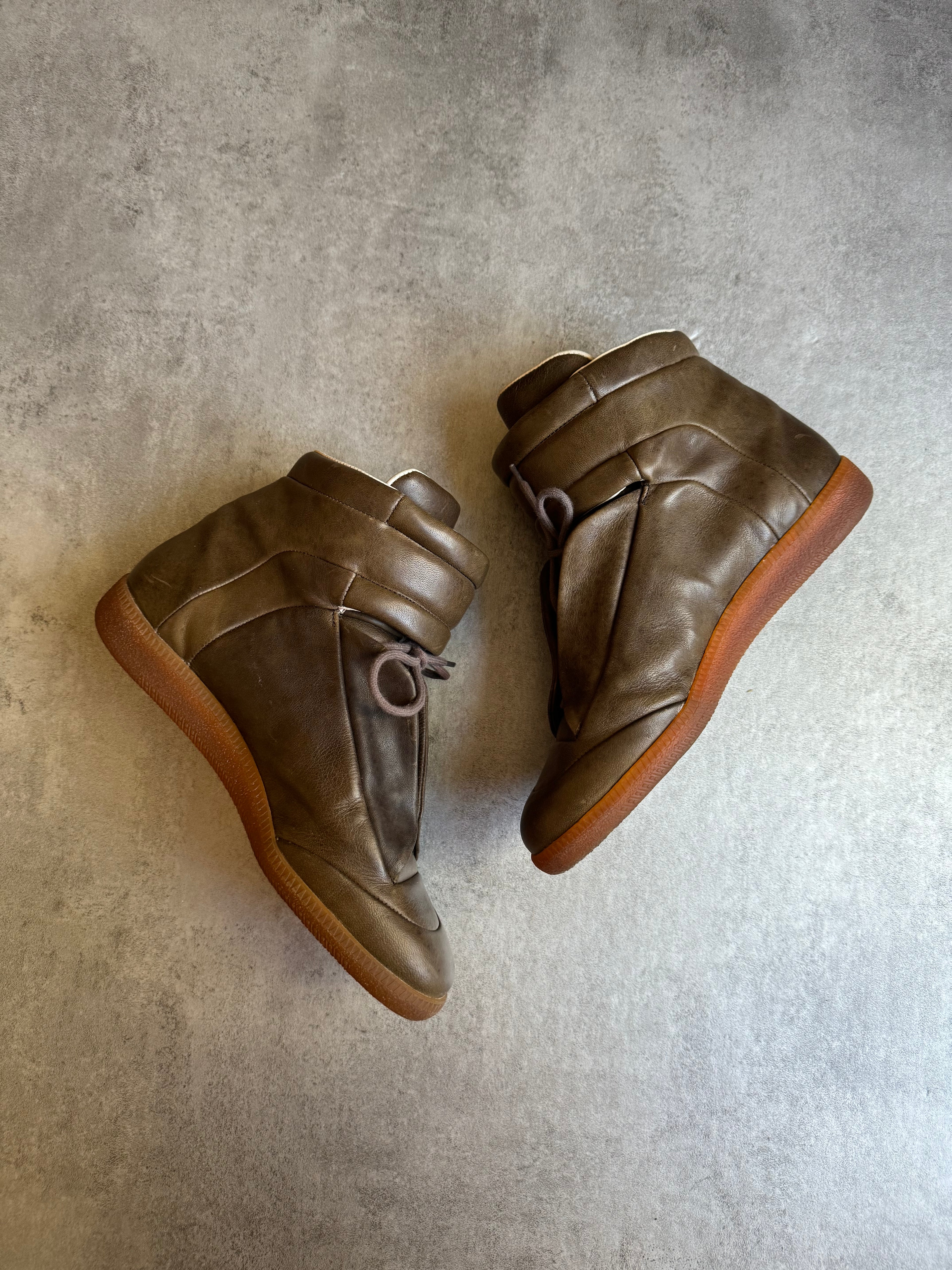 AW2014 Maison Margiela Future High Brown Leather (41) - 5