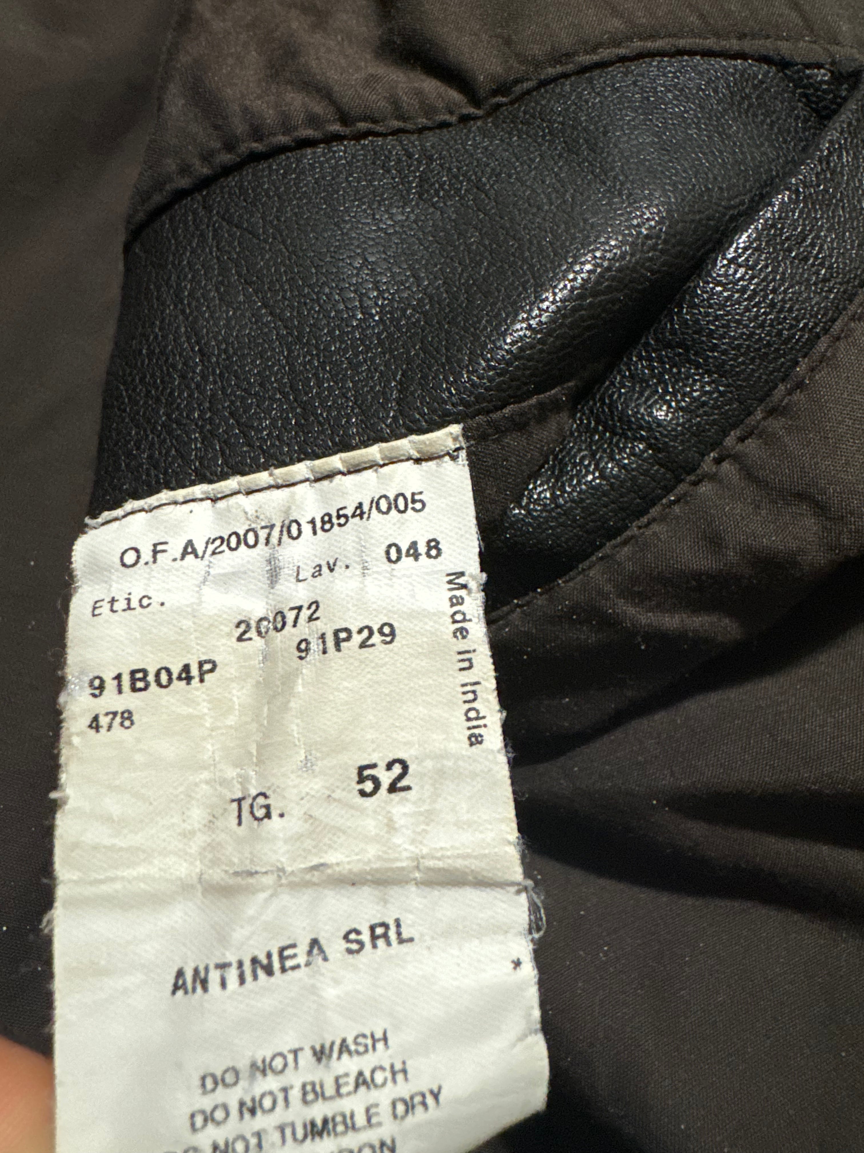 AW2008 Emporio Armani Obscure Premium Alpha Leather Jacket (M/L) - 11