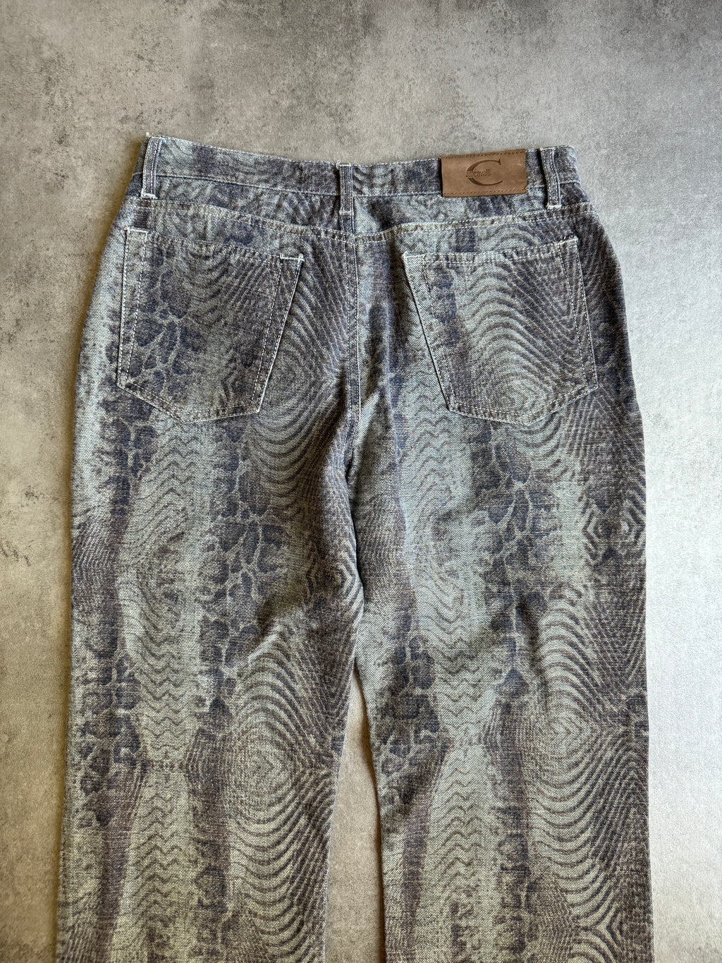 SS2008 Cavalli Panther Psycho Brut Pants (S) - 4