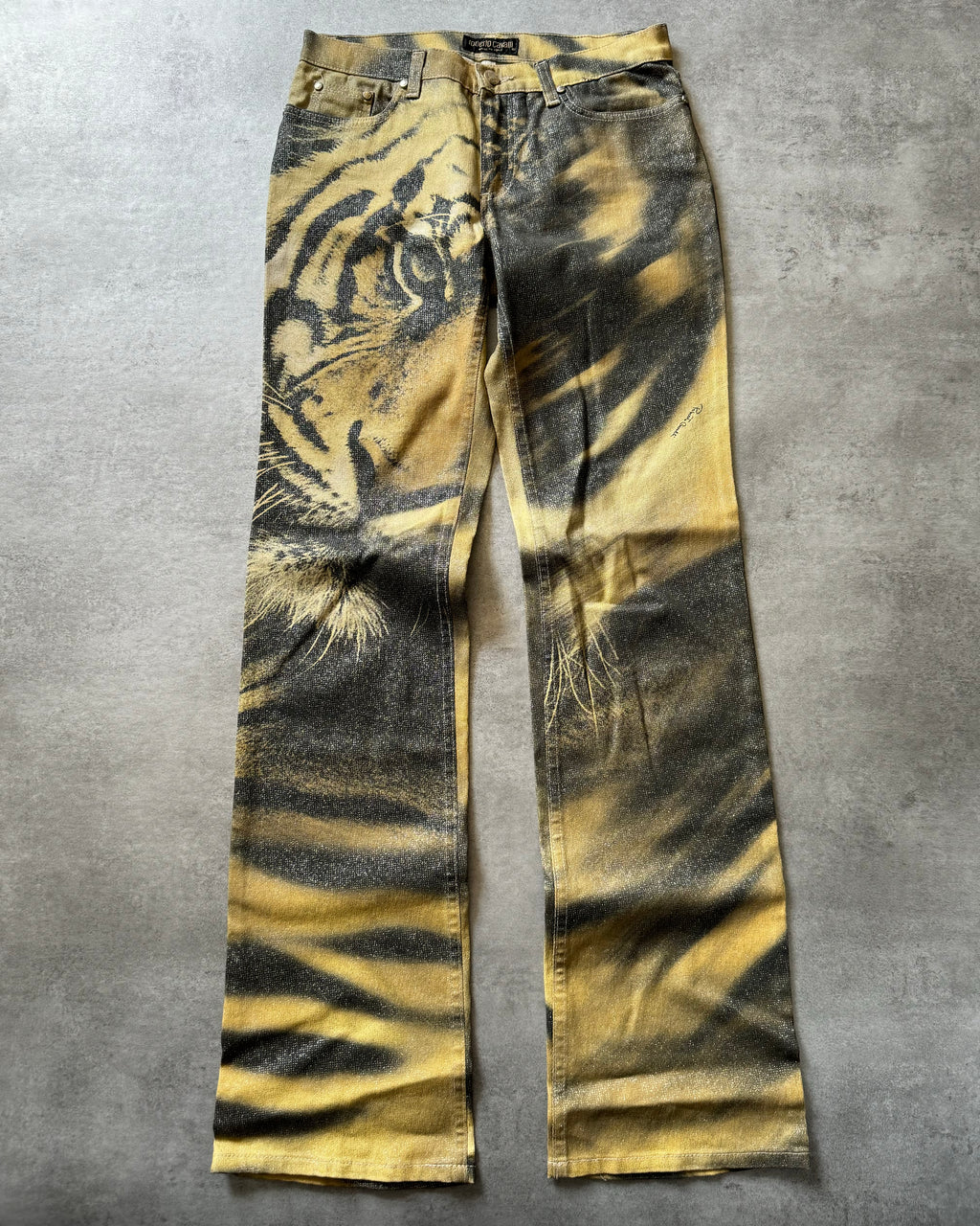 FW2000 Roberto Cavalli Tiger Savage Pants (S) - 1