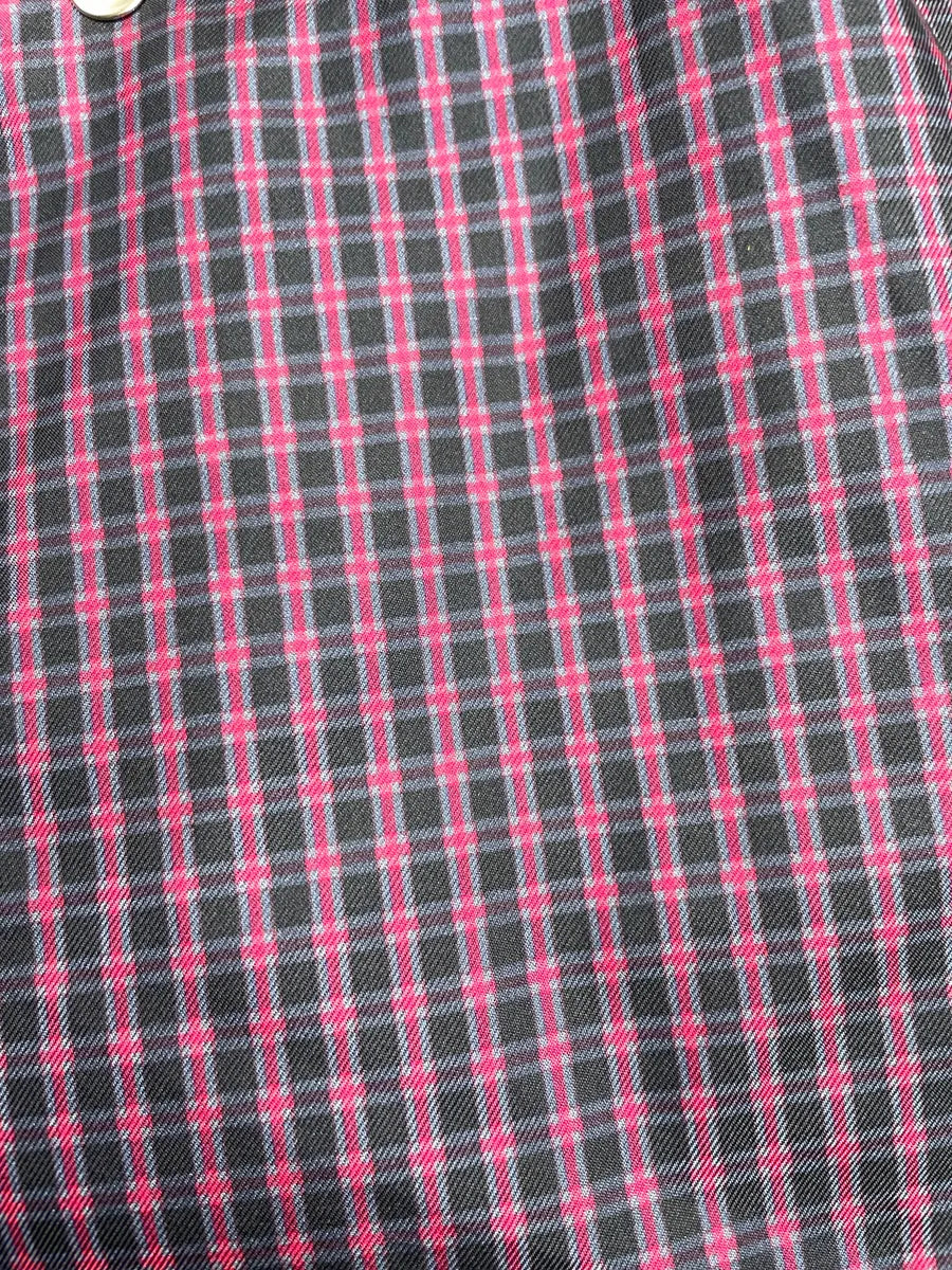 FW2020 Berluti Purple Checked Hooded Cropped Bomber Jacket by Kris Van Assche QegDeAHb 10