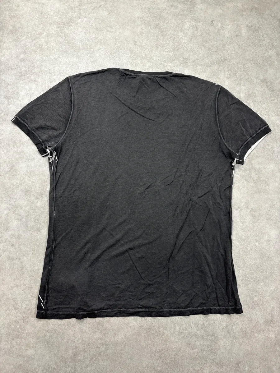 2000s Roberto Cavalli Black Butterfly T-Shirt QfhLFywU 5