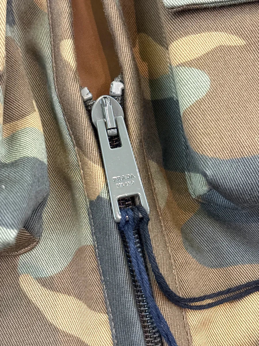 SS2024 Prada Camouflage Multi-Pocket Utility Cargo Vest QhhNHIGP 10