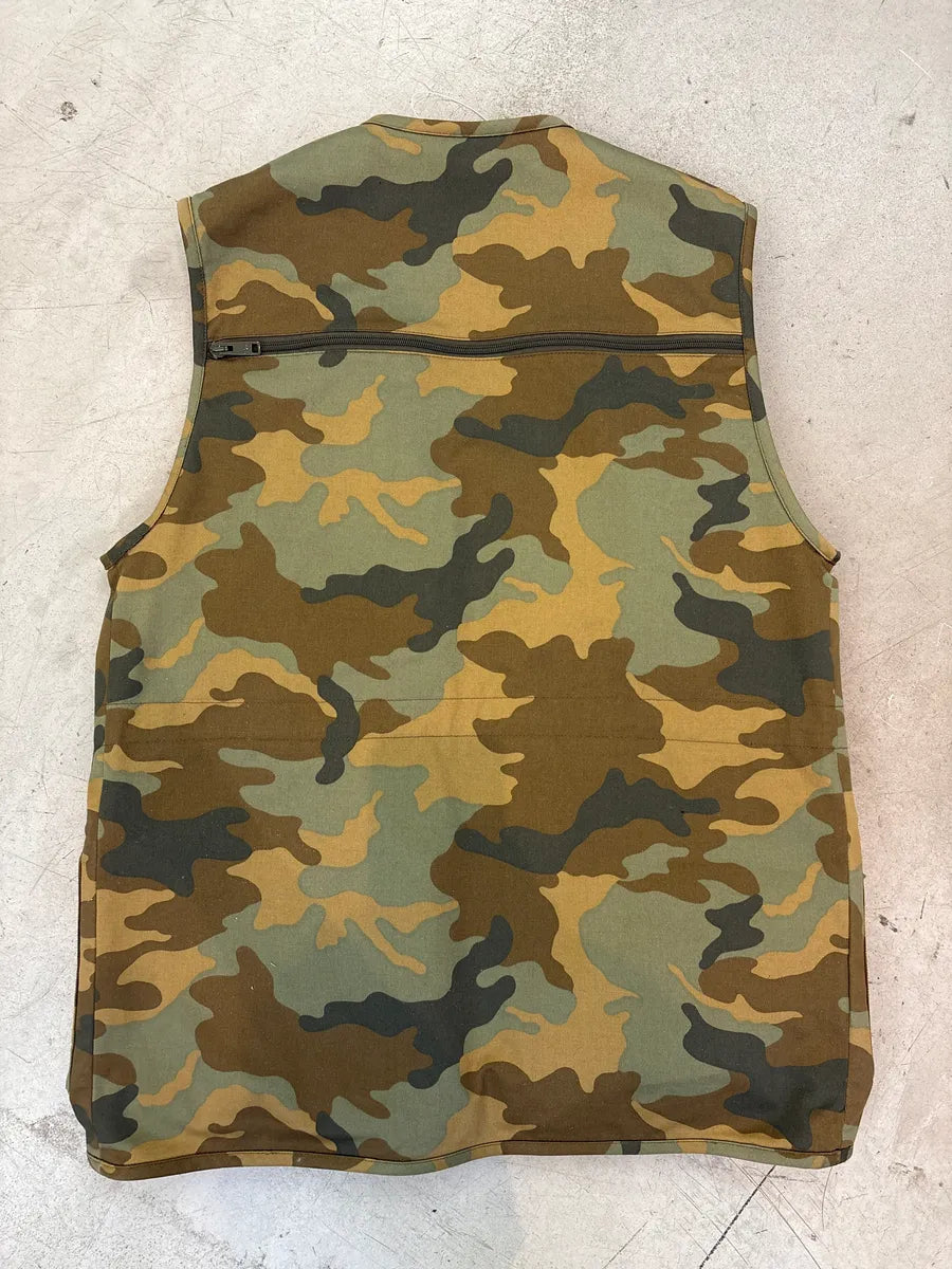 SS2024 Prada Camouflage Multi-Pocket Utility Cargo Vest QhhNHIGP 5