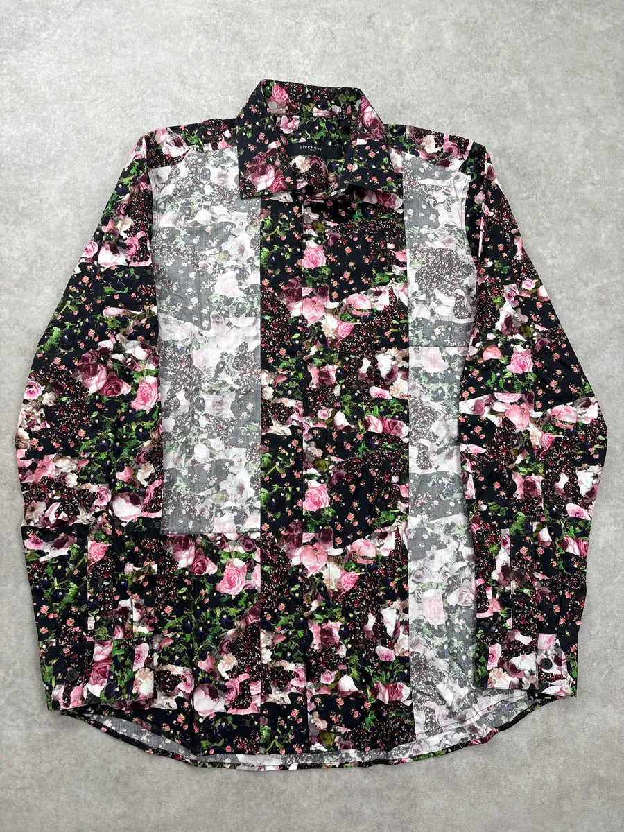 SS2014 Givenchy Black Floral Shirt by Riccardo Tisci QjgDCfuj 0