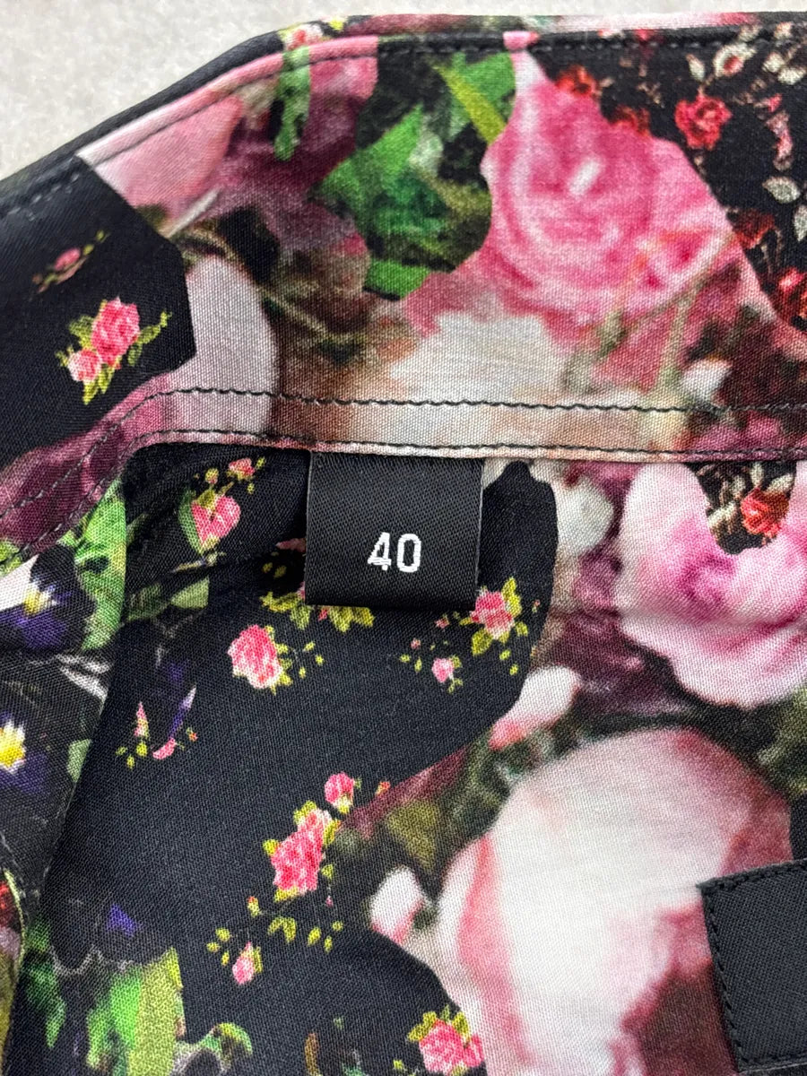 SS2014 Givenchy Black Floral Shirt by Riccardo Tisci QjgDCfuj 11