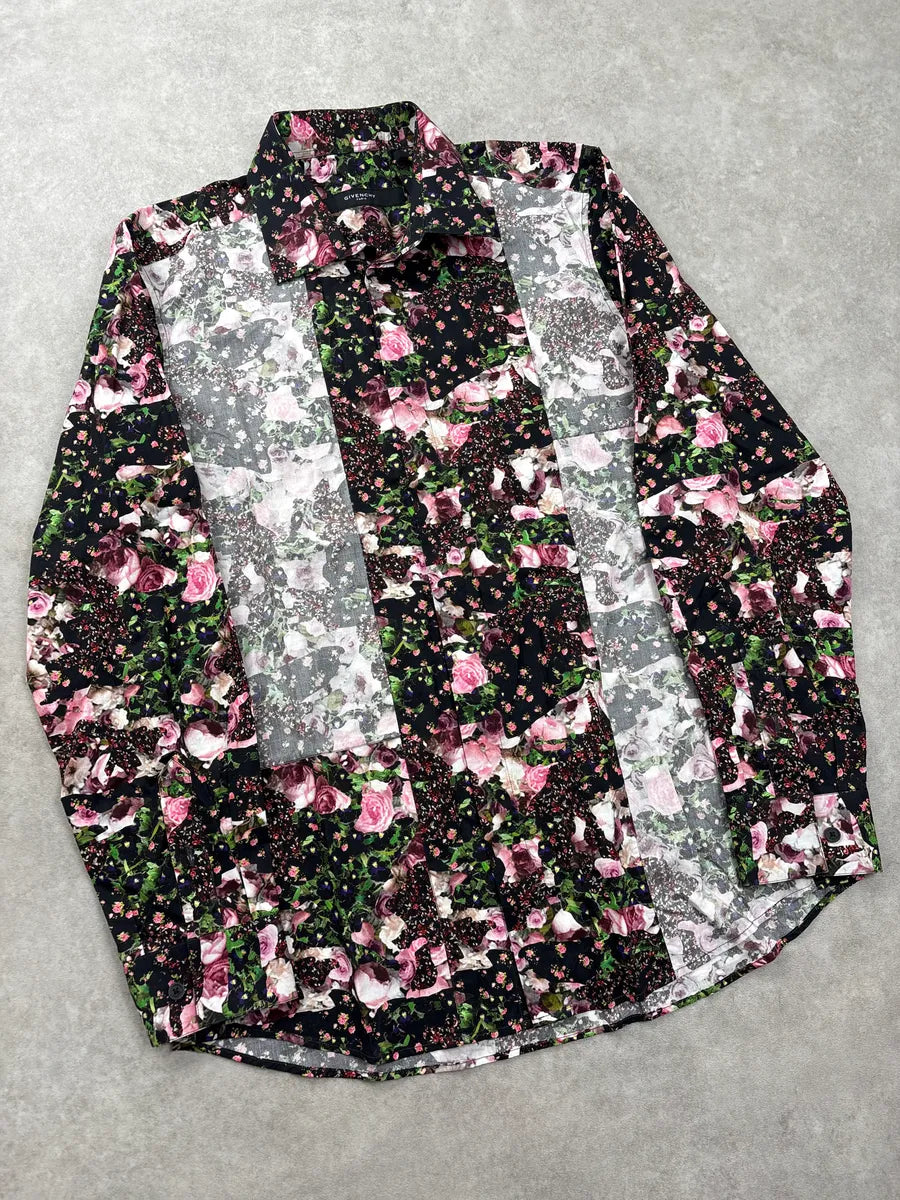 SS2014 Givenchy Black Floral Shirt by Riccardo Tisci QjgDCfuj 3