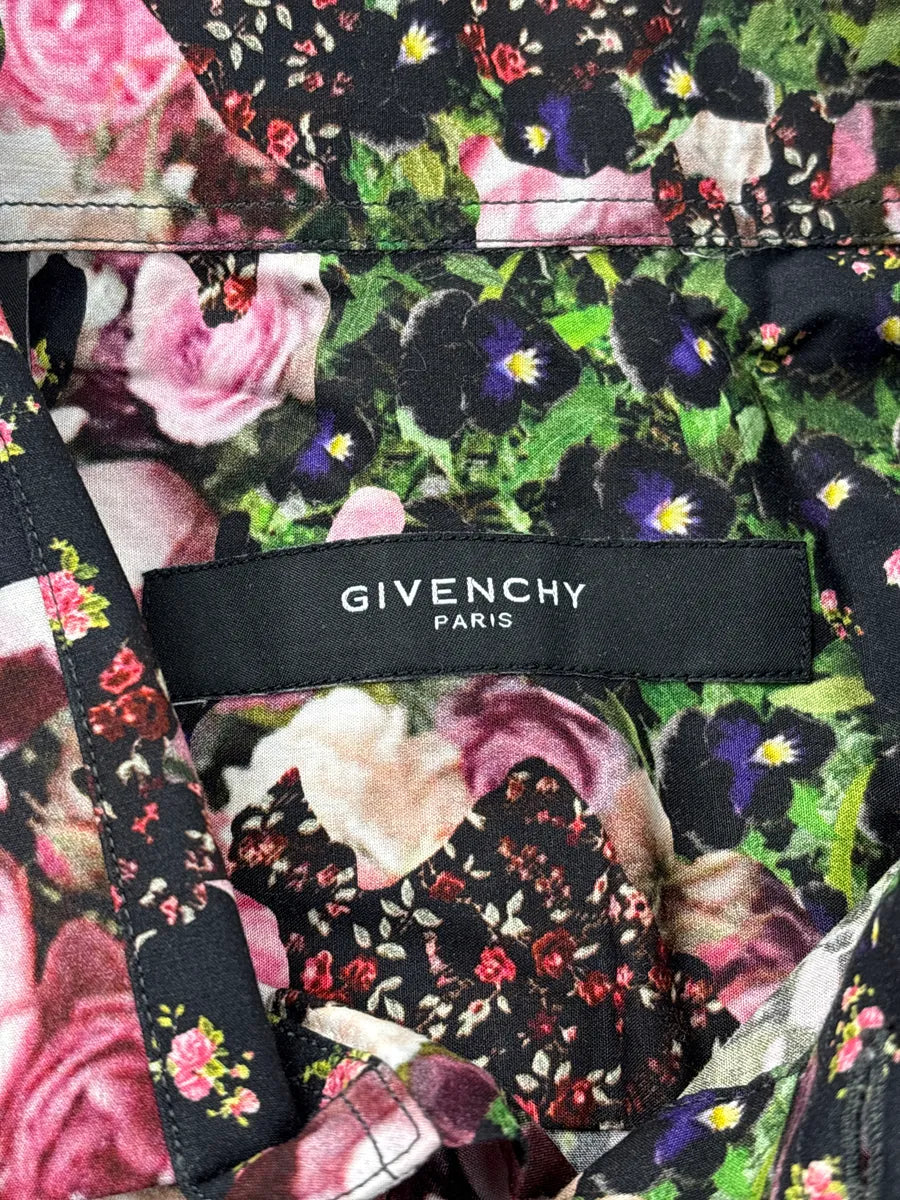SS2014 Givenchy Black Floral Shirt by Riccardo Tisci QjgDCfuj 10