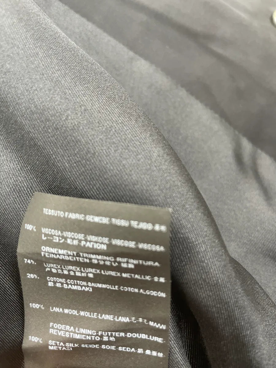 SS2015 Saint Laurent Black Satin Napoleon Bomber Jacket by Hedi Slimane  QjjgHAHQ 12