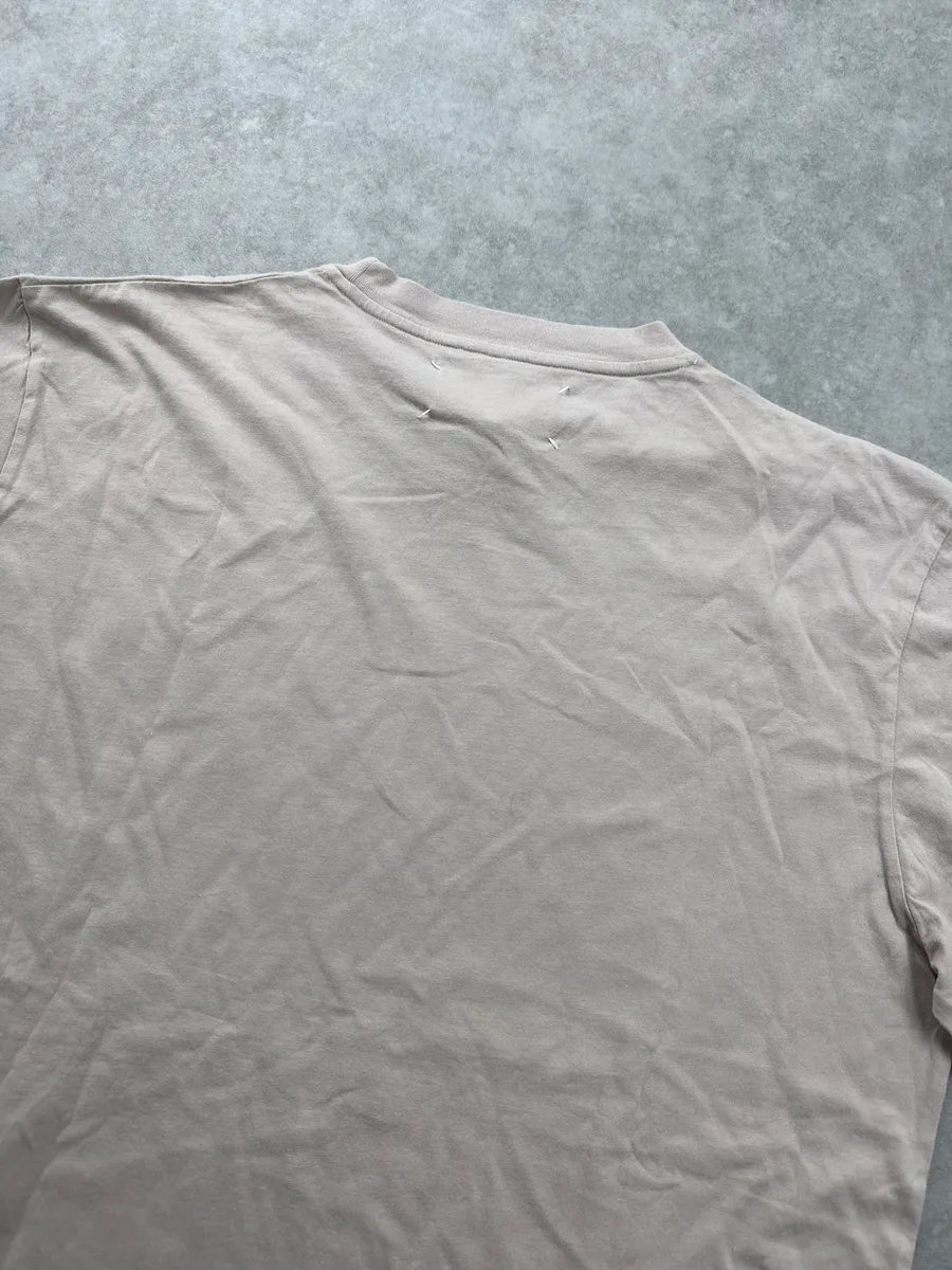 AW2019 Maison Margiela Beige Minimalist Oversized T-Shirt QlFvKdAu 5