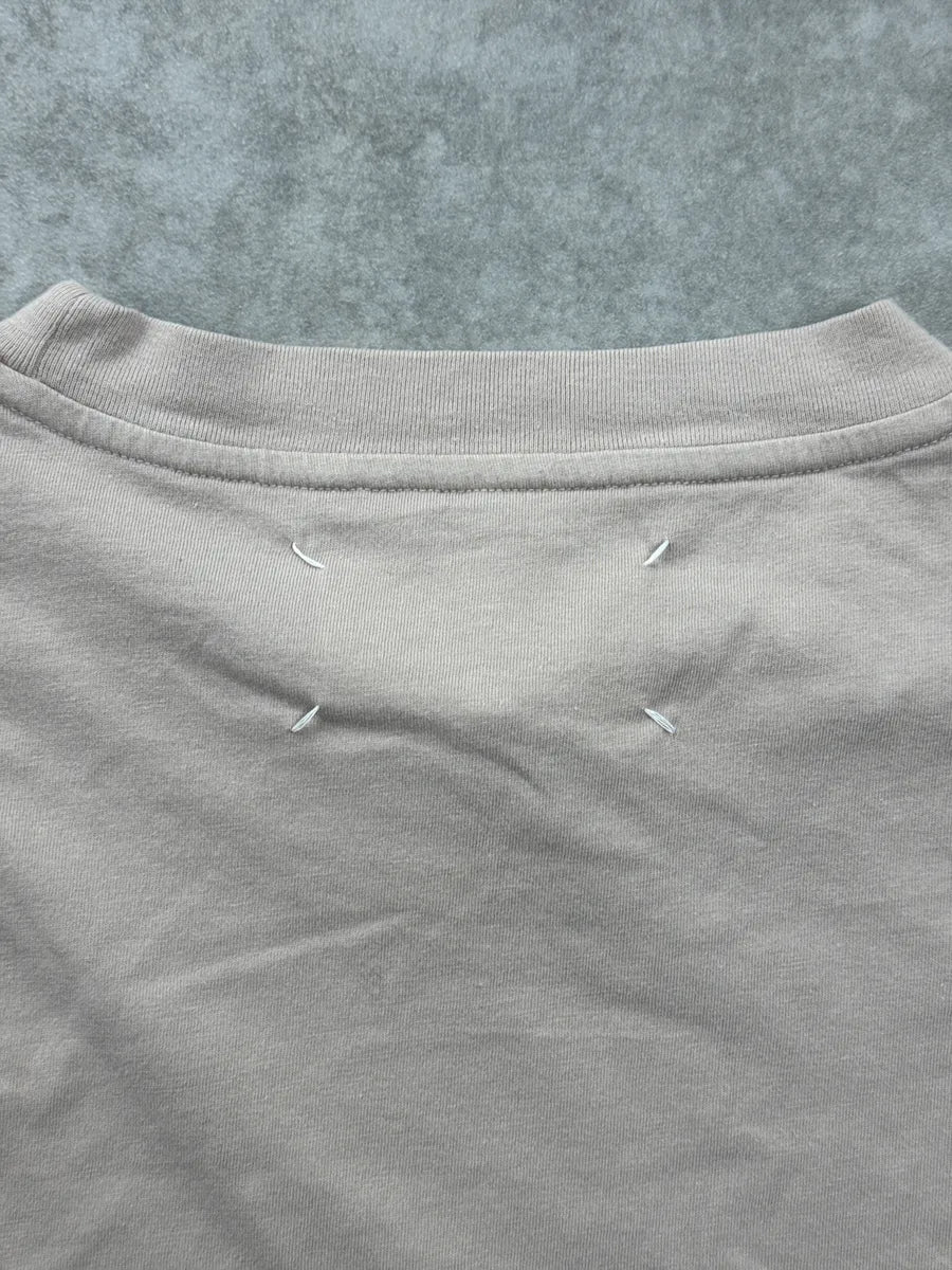 AW2019 Maison Margiela Beige Minimalist Oversized T-Shirt QlFvKdAu 6