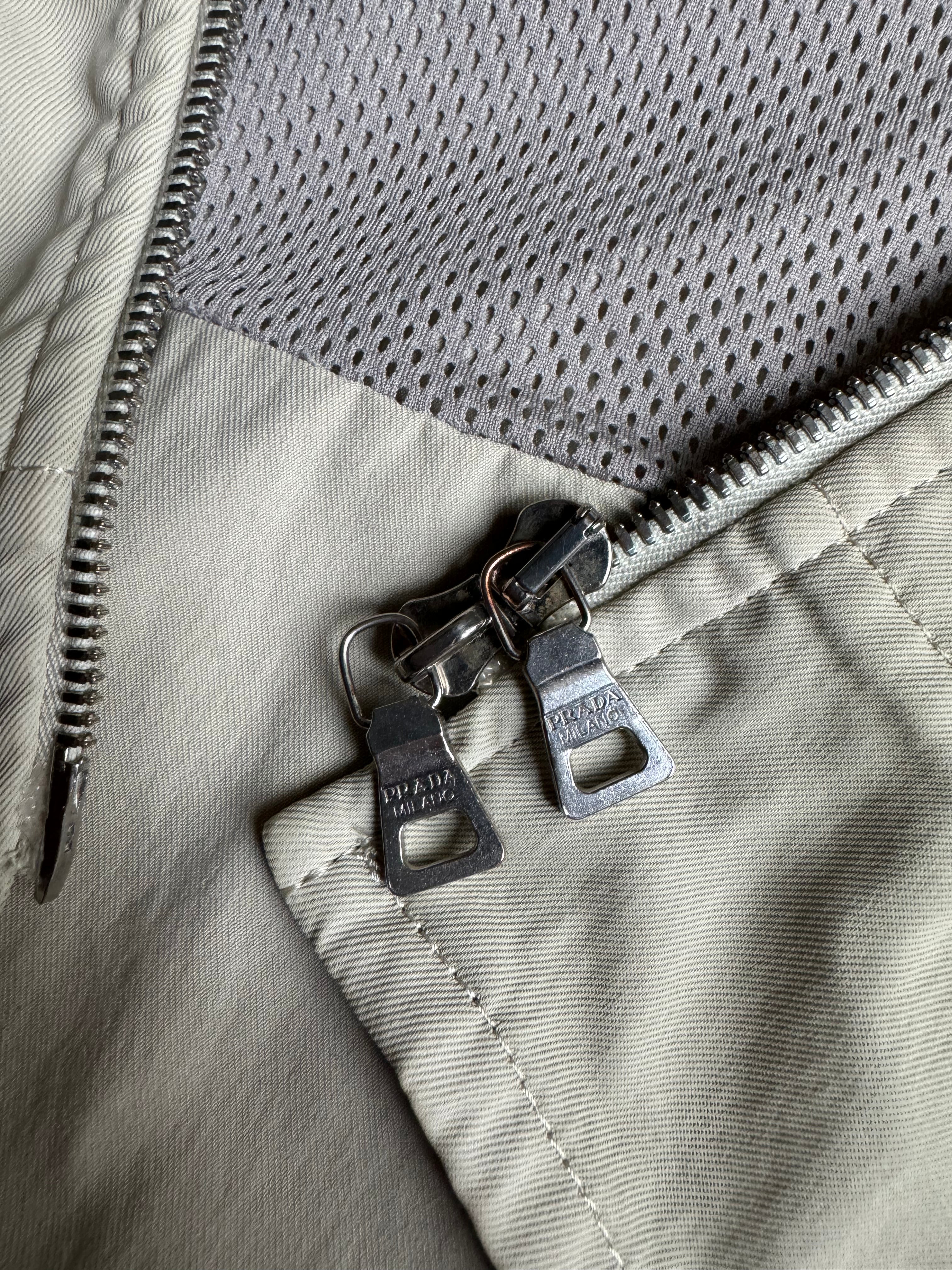 SS1999 Prada Citizen Beige Cozy Light Nylon Jacket (M) - 8