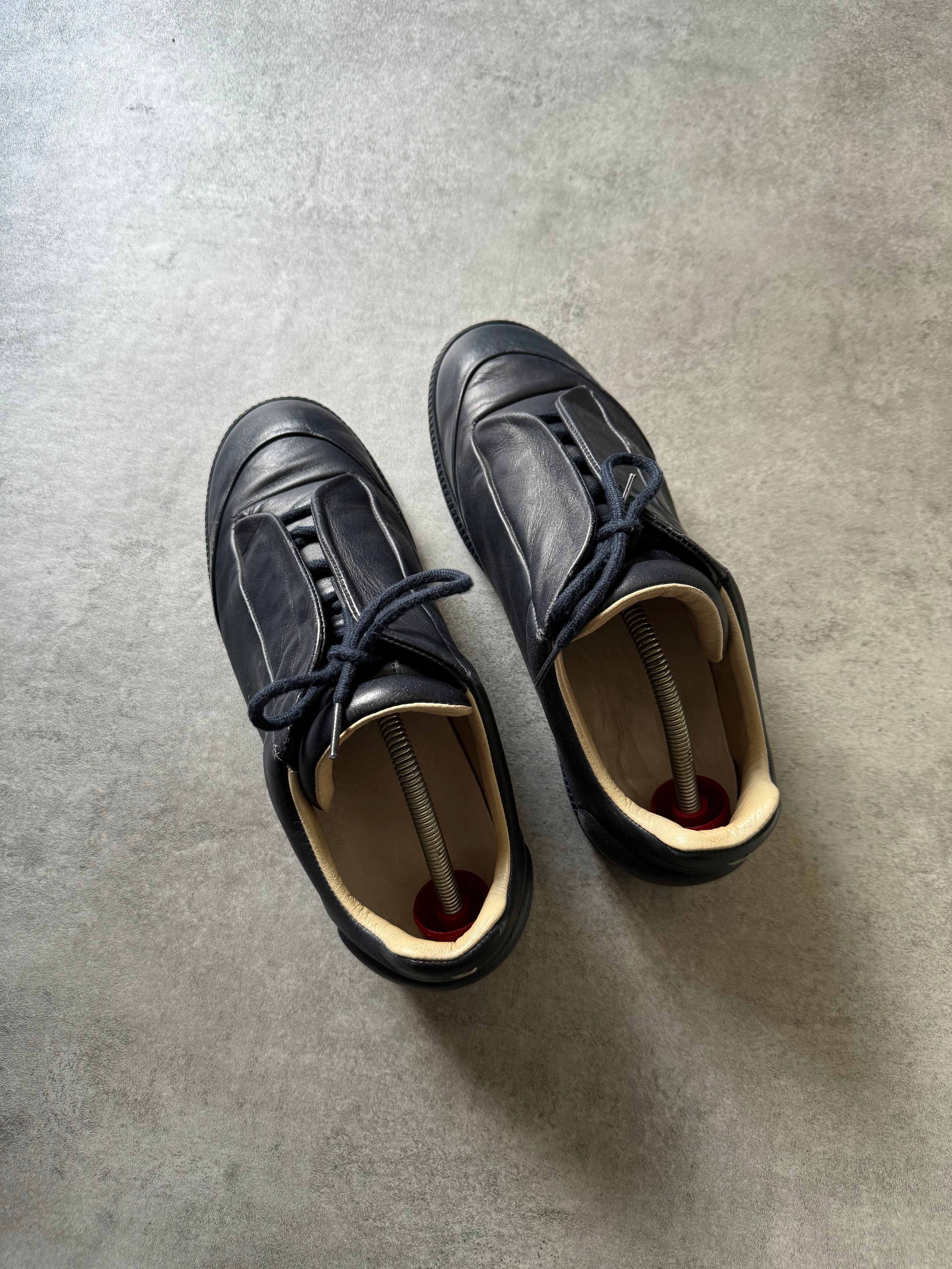 Maison Margiela Future Low Navy Leather  (41) - 5