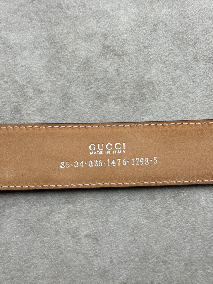 Gucci Black Leather Square Buckle Minimalist Belt QuqCWoiJ 7