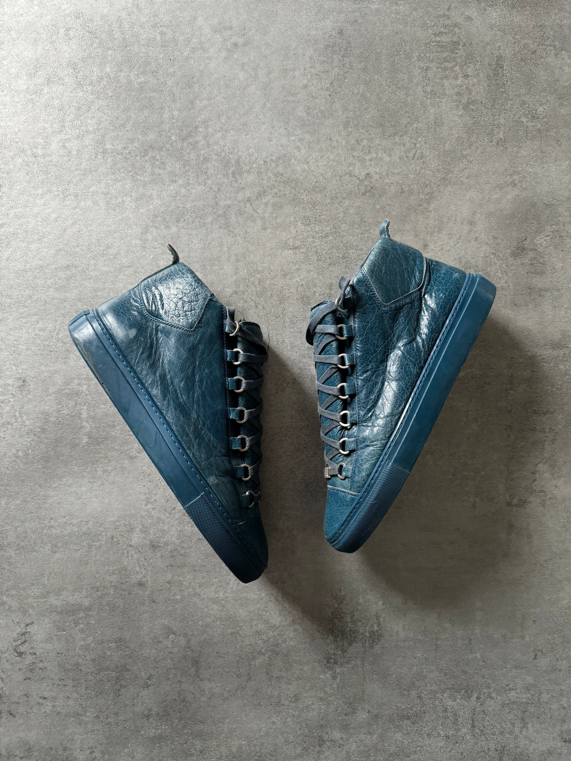 Balenciaga Arena Ocean High Top Leather  (41) - 8