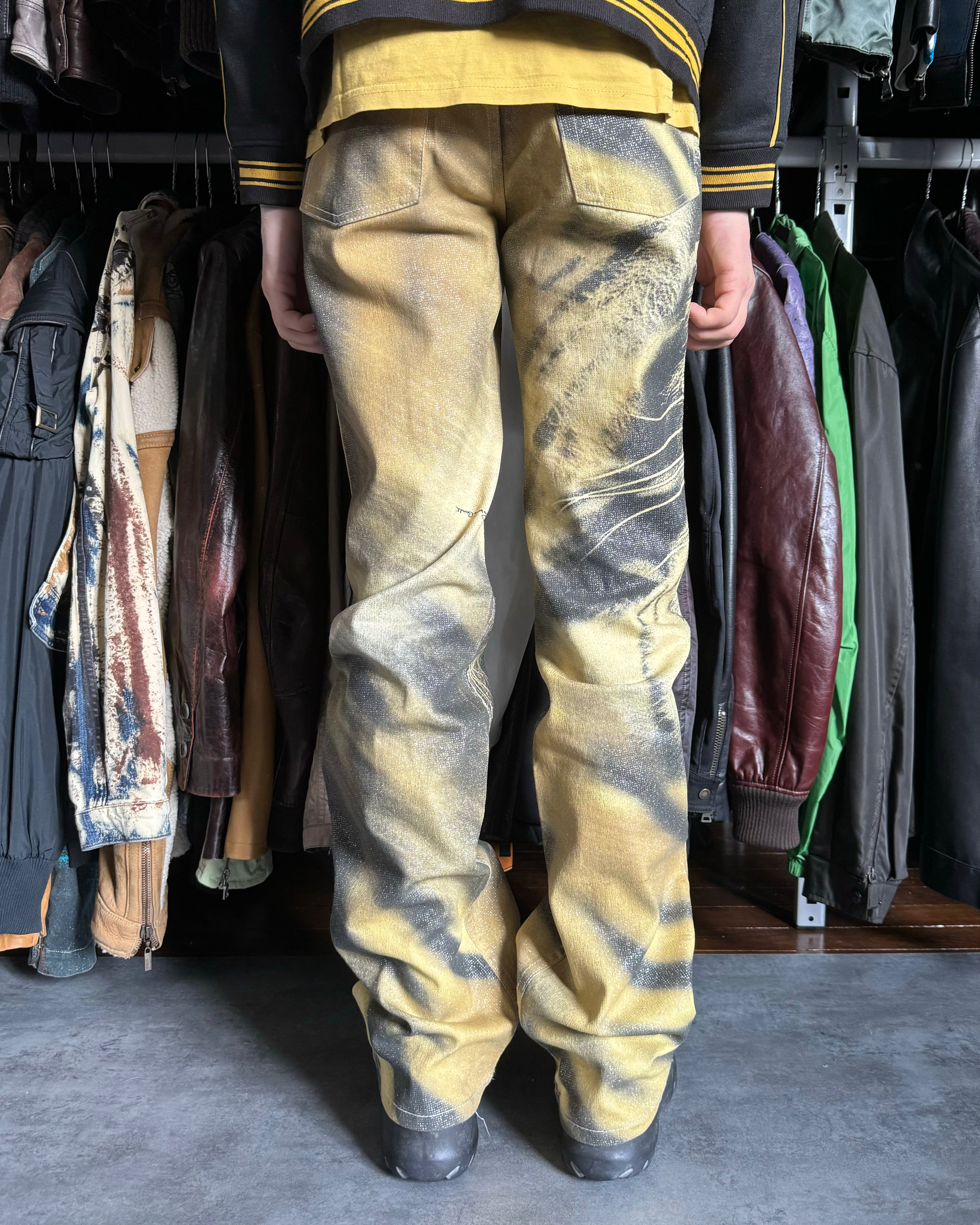 FW2000 Roberto Cavalli Tiger Savage Pants (S) - 4