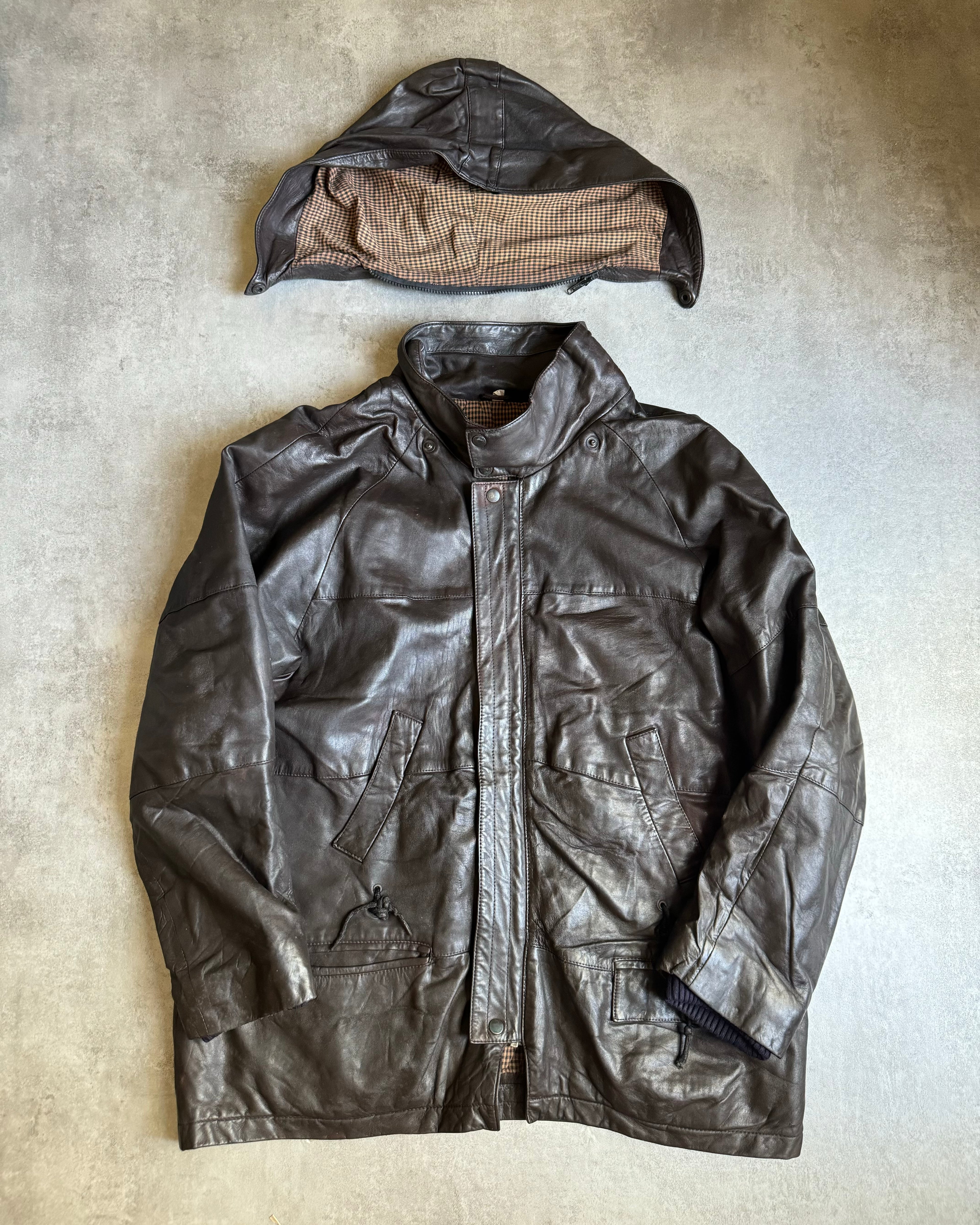 1980s Giorgio Armani Brown Leather Jacket – Dolce Vita Hub 1980s Giorgio Armani Brown Leather Jacket – Dolce Vita Hub