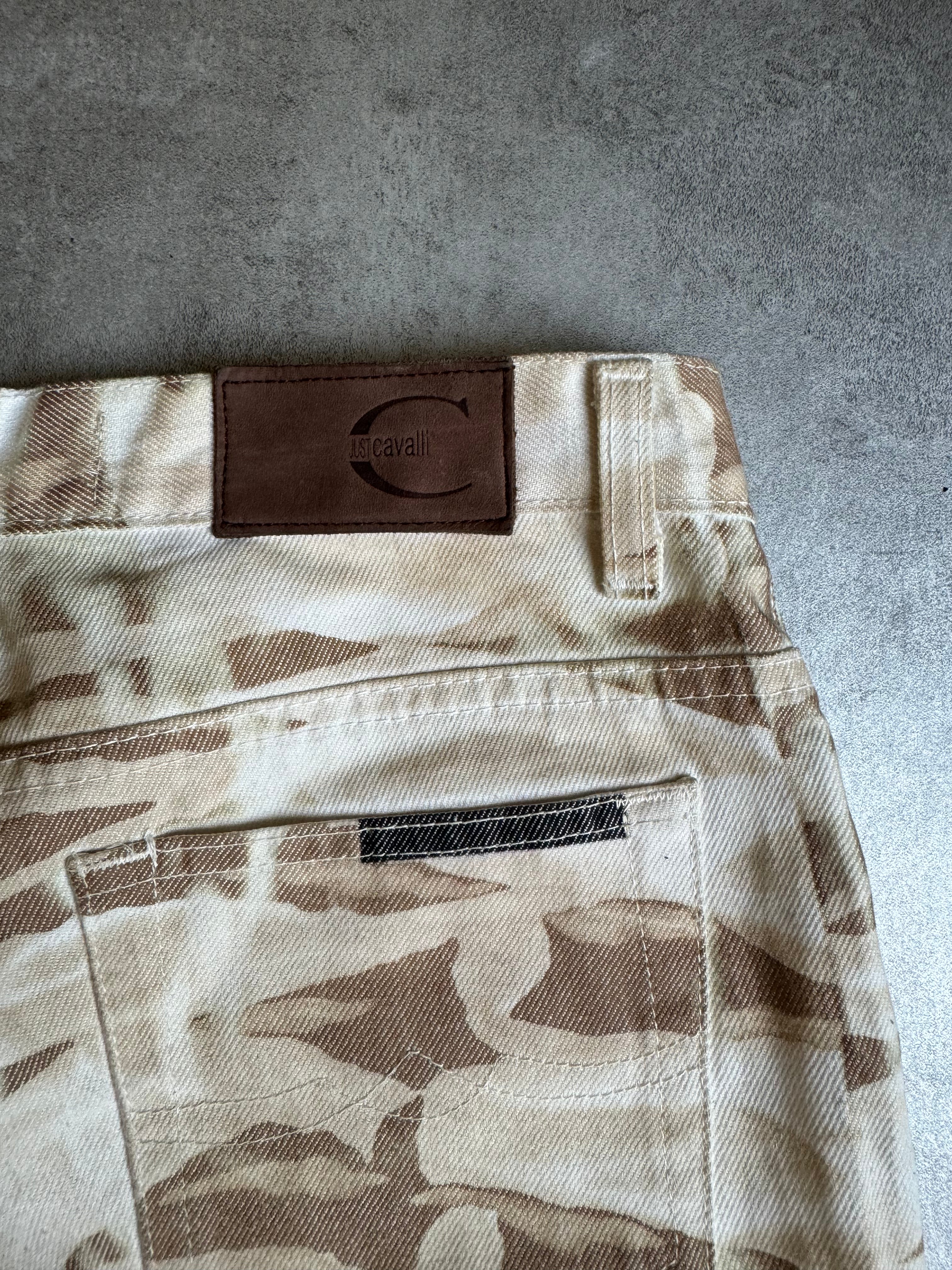 2000s Cavalli Military Safari Zebra Pants (S) - 4