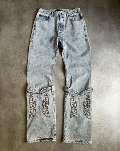 SS2023 Y/Project Cavallier Blue Astro Denim Jeans (M) - 1