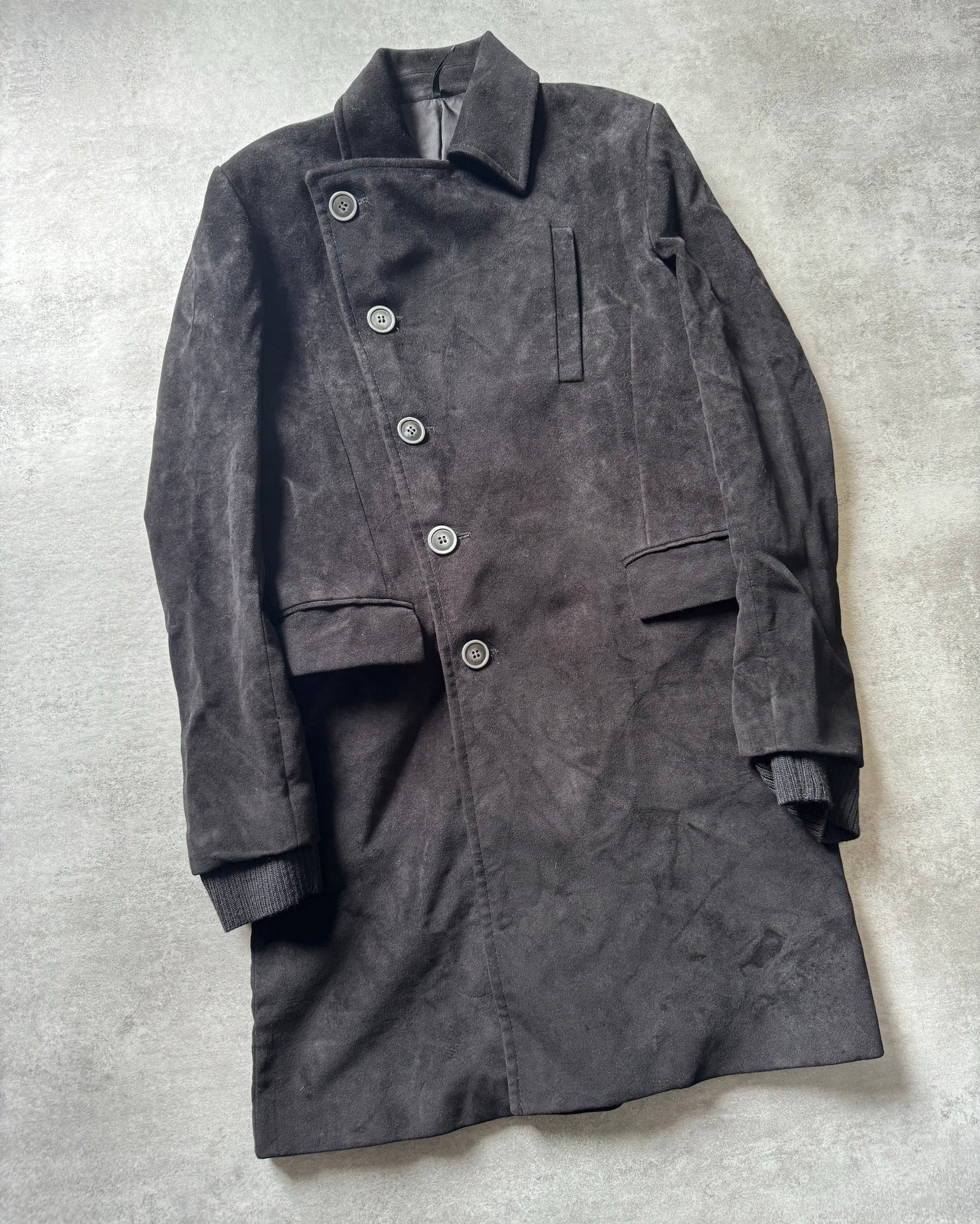 Givenchy Asymmetrical Black Contemporary Coat (M) - 3