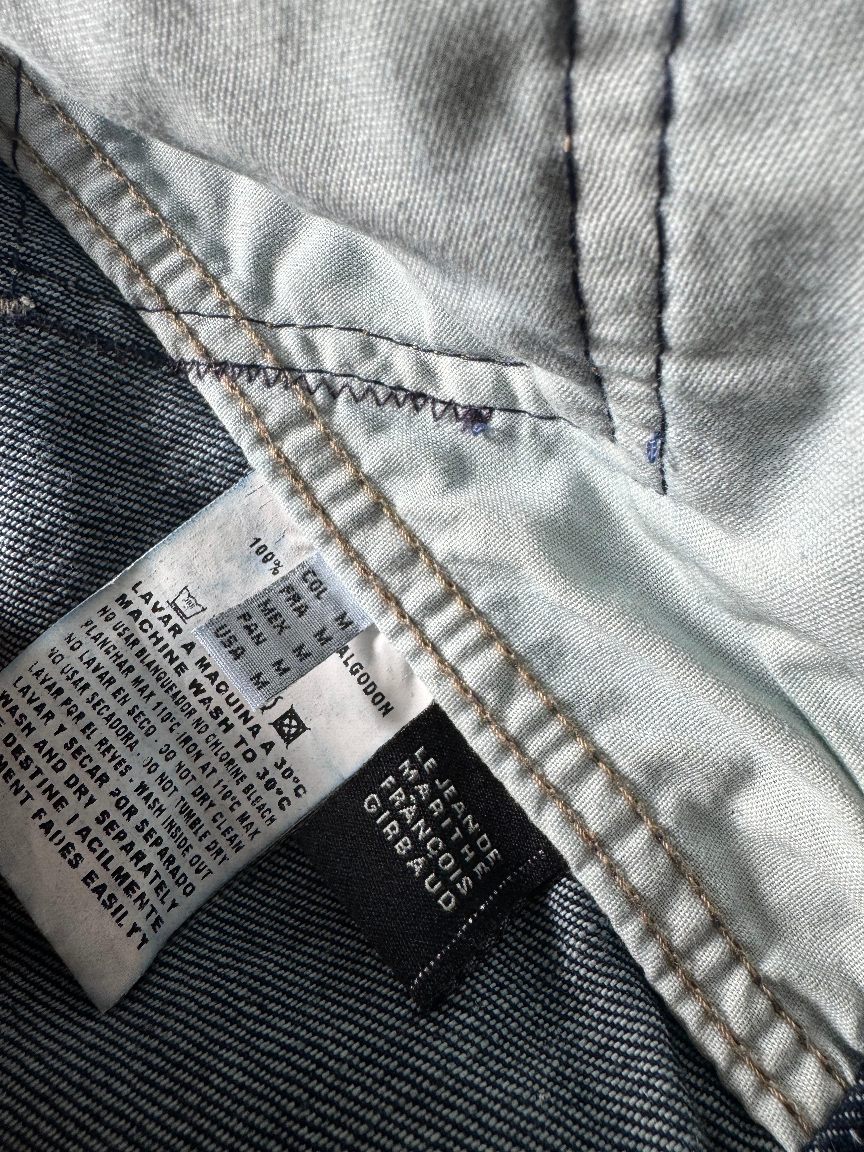 2000s Marithé + François Girbaud Modern Symmetrical Denim Jacket (S) - 8