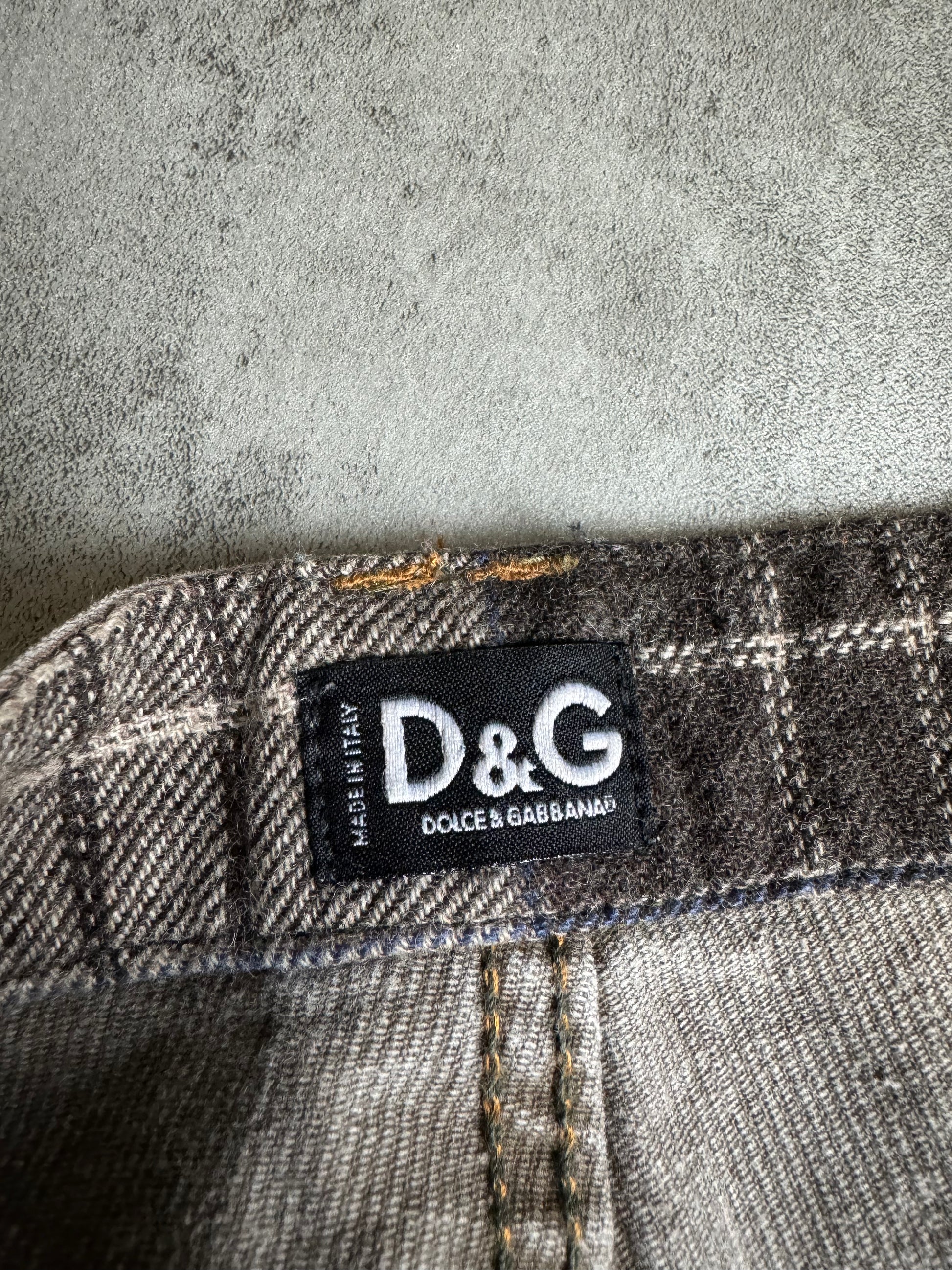 AW2004 Dolce & Gabbana Grey Army Cargo Pants  (XL) - 10