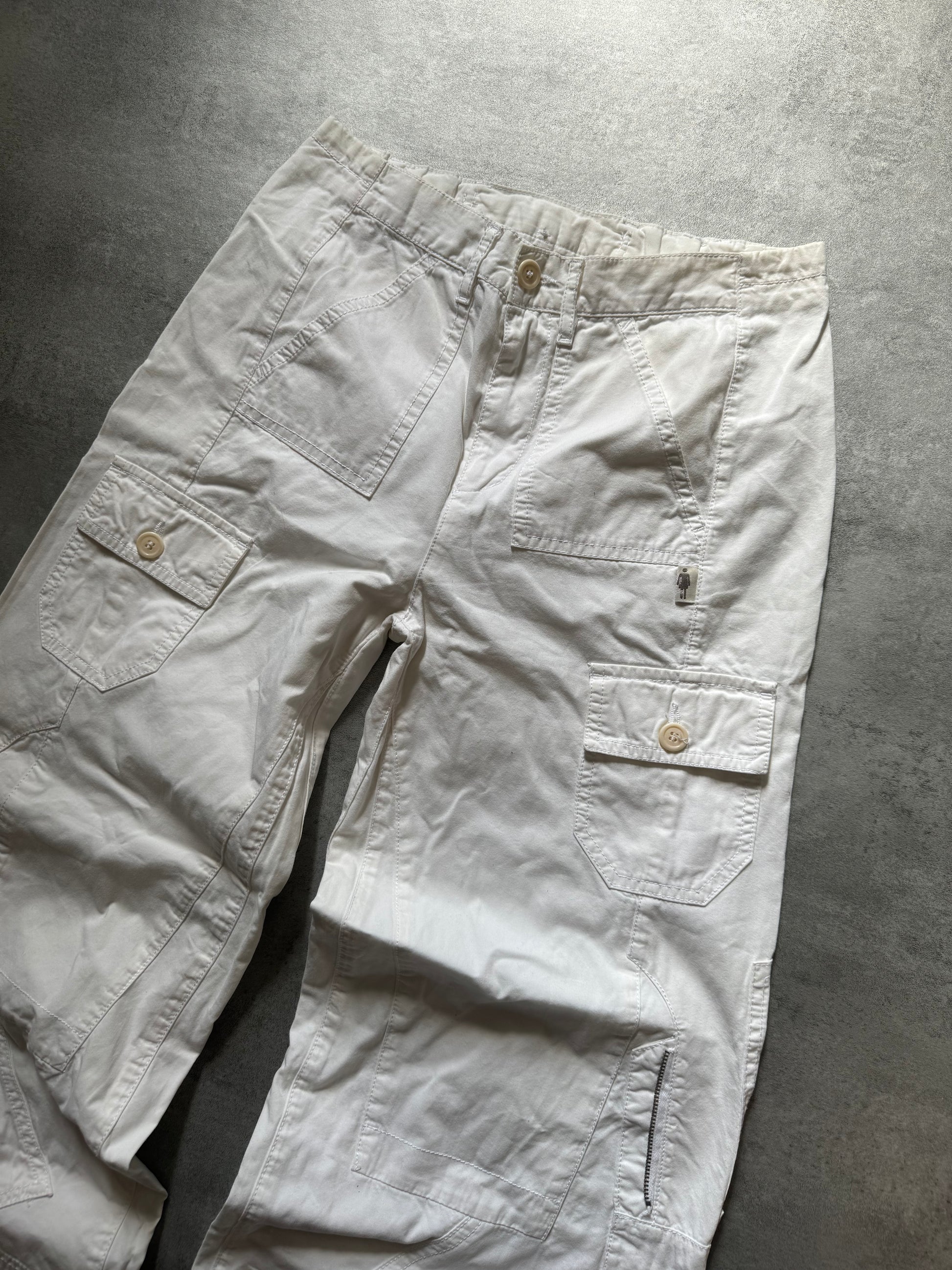 Jean Paul Gaultier Wild Trompe L'oeil Pockets Cargo Pants (XS) - 6