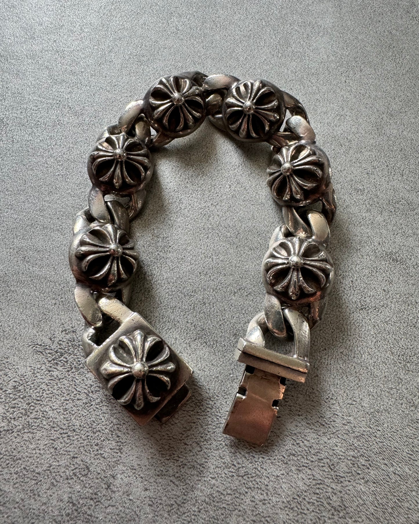 2002 Chrome Hearts Fancy Chain SV925 Silver Bracelet  (OS) - 3