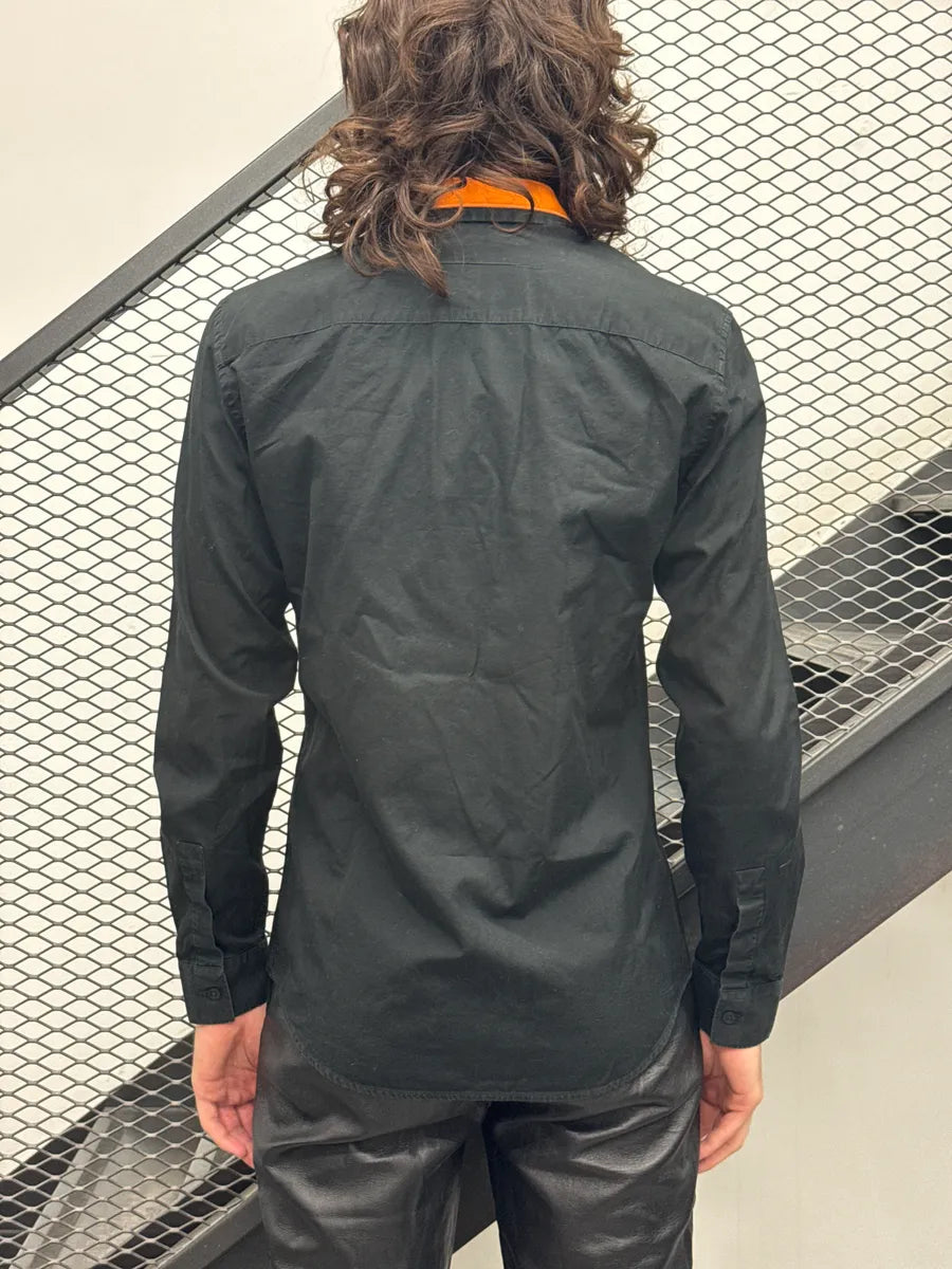 SS2015 Givenchy Star Embroidered Black & Orange Shirt by Riccardo Tisci RBVWkCXS 2