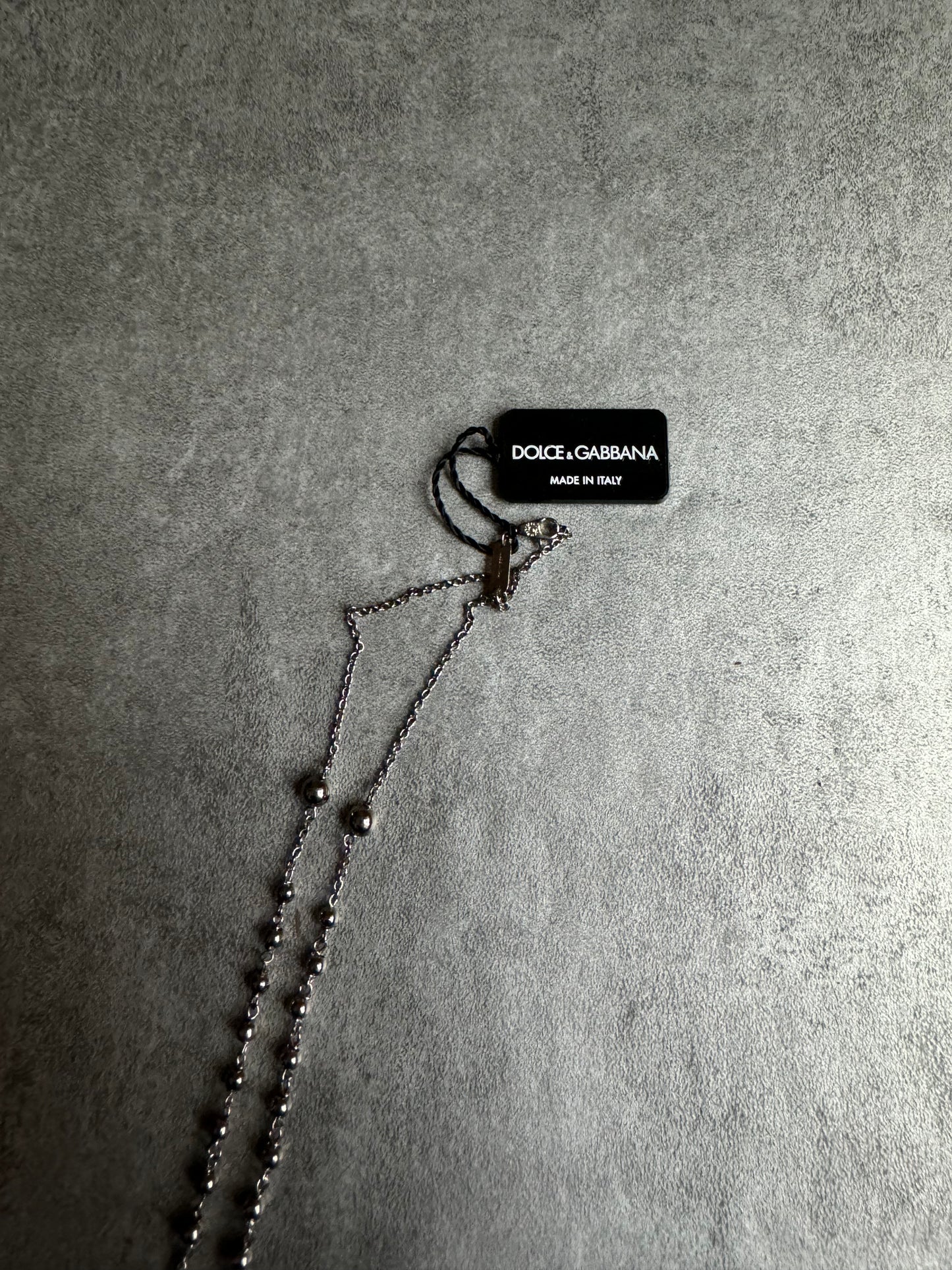 Dolce & Gabbana Grey Rosary Necklace (OS) - 3