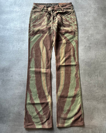 SS2002 Cavalli Reversible Hallucination Pants (XS) - 1