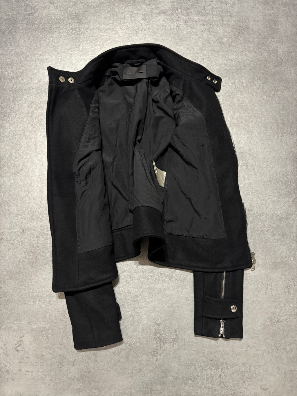 Diesel Black Gold Black Light Multi Zips Jacket (XS) - 4