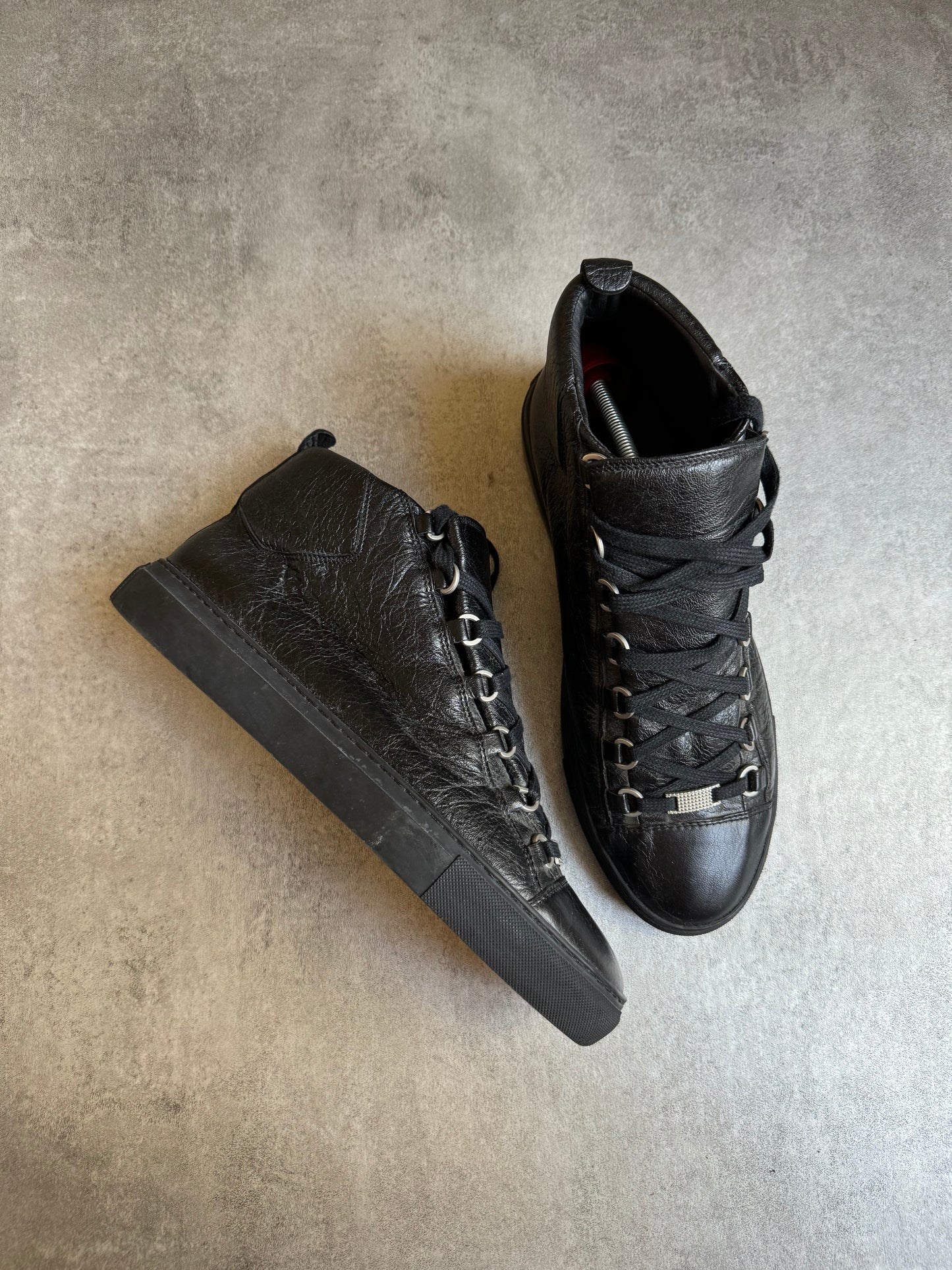 Balenciaga Arena High Black Leather (42,5) - 5