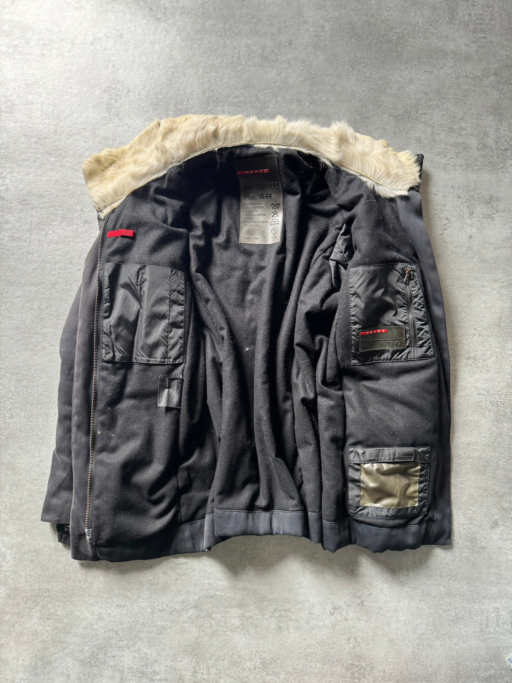 2000s Prada Structural Navy Jacket  (S) - 3