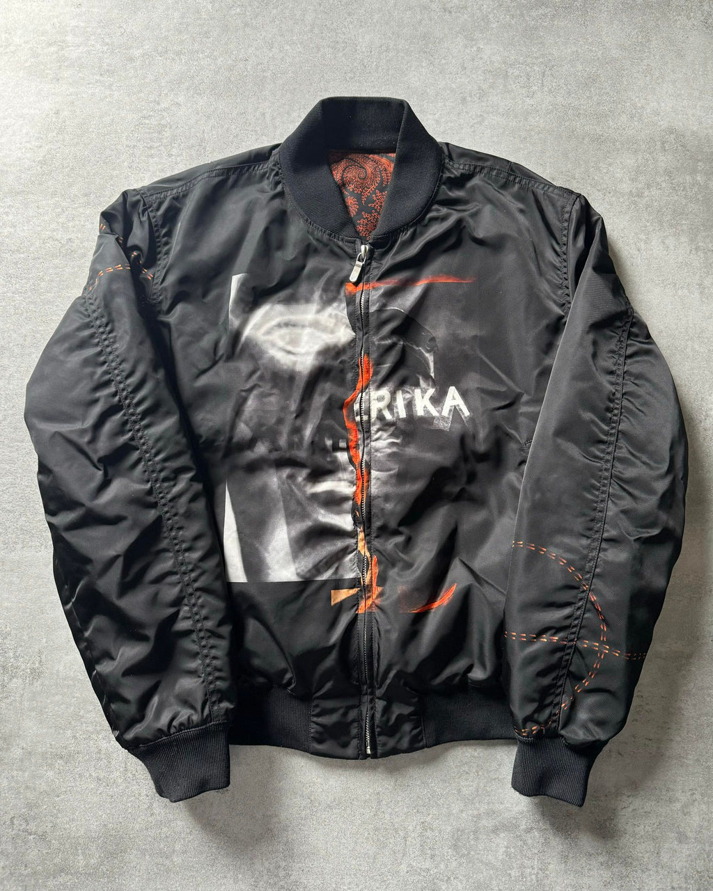 SS2015 Givenchy Black Reversible Bomber by Riccardo Tisci (L) - 1