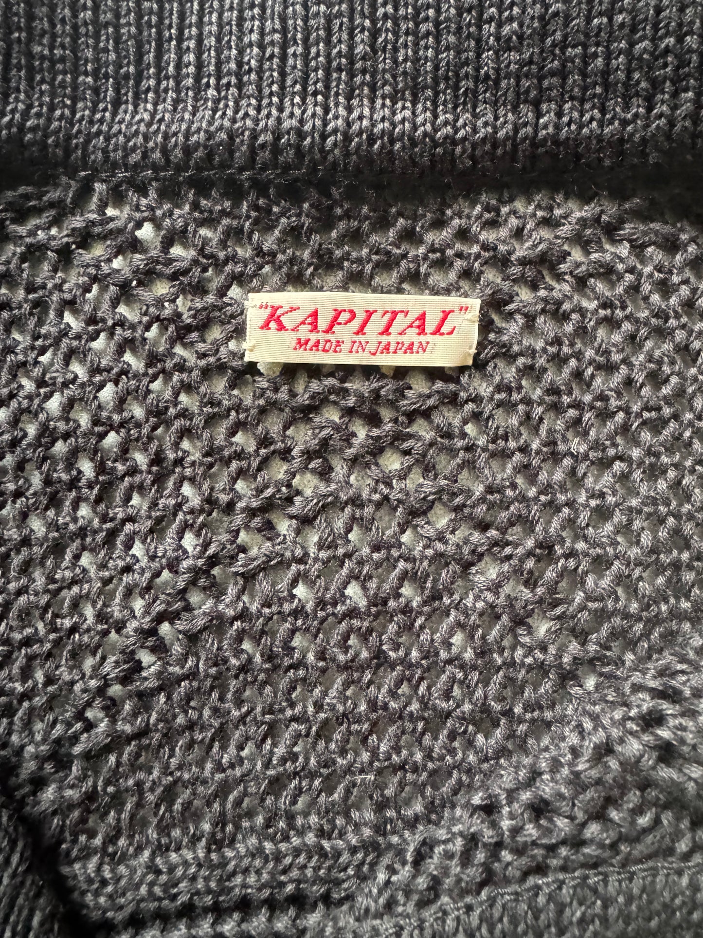 AW2024 Kapital Black Japanese Cozy Shirt (L) - 7